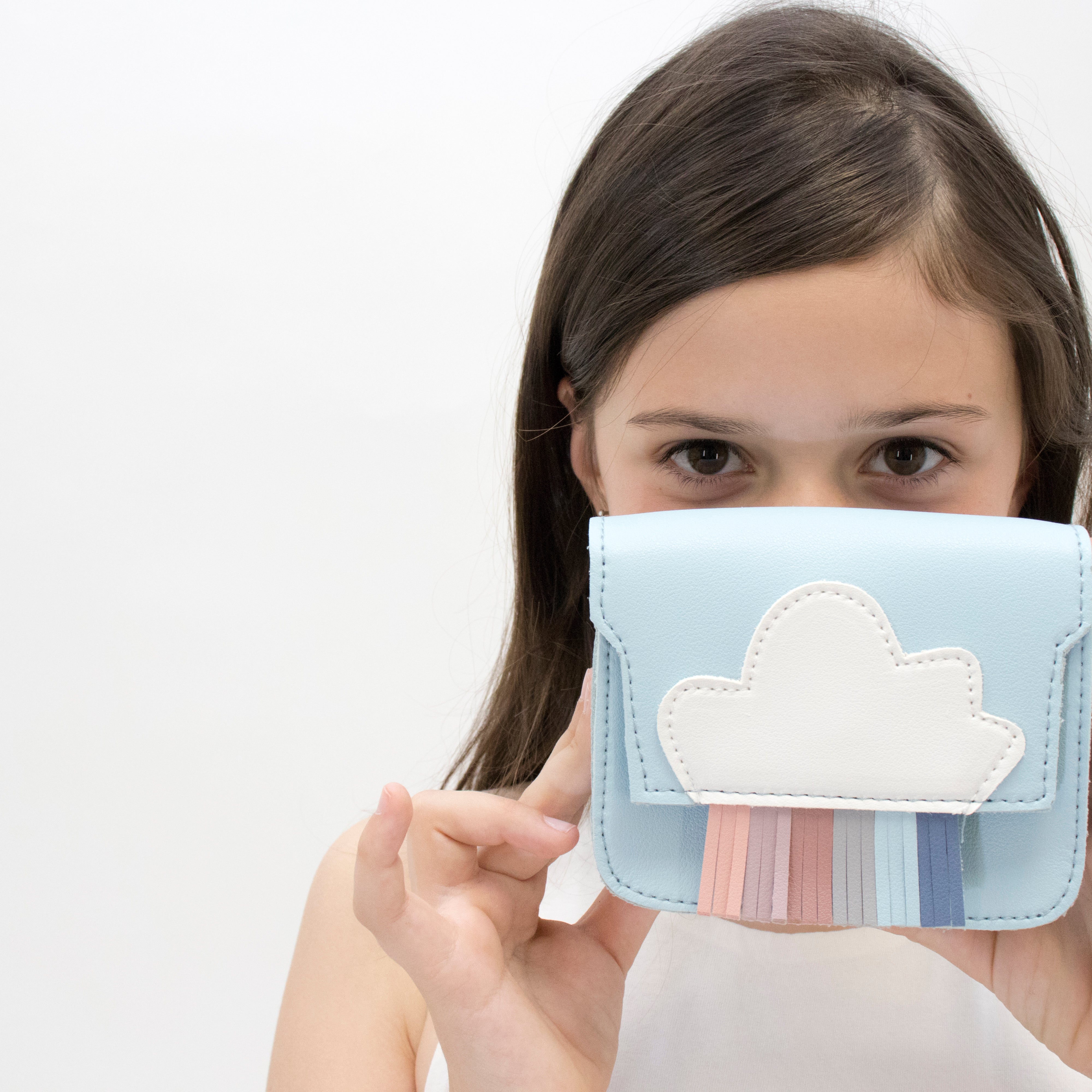 Sac bandoulière enfant - Mini Rainbow Bleu - Yuko B.