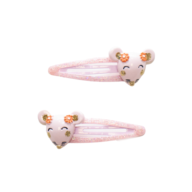 Barrettes à cheveux - Souris Mices — Yuko B.