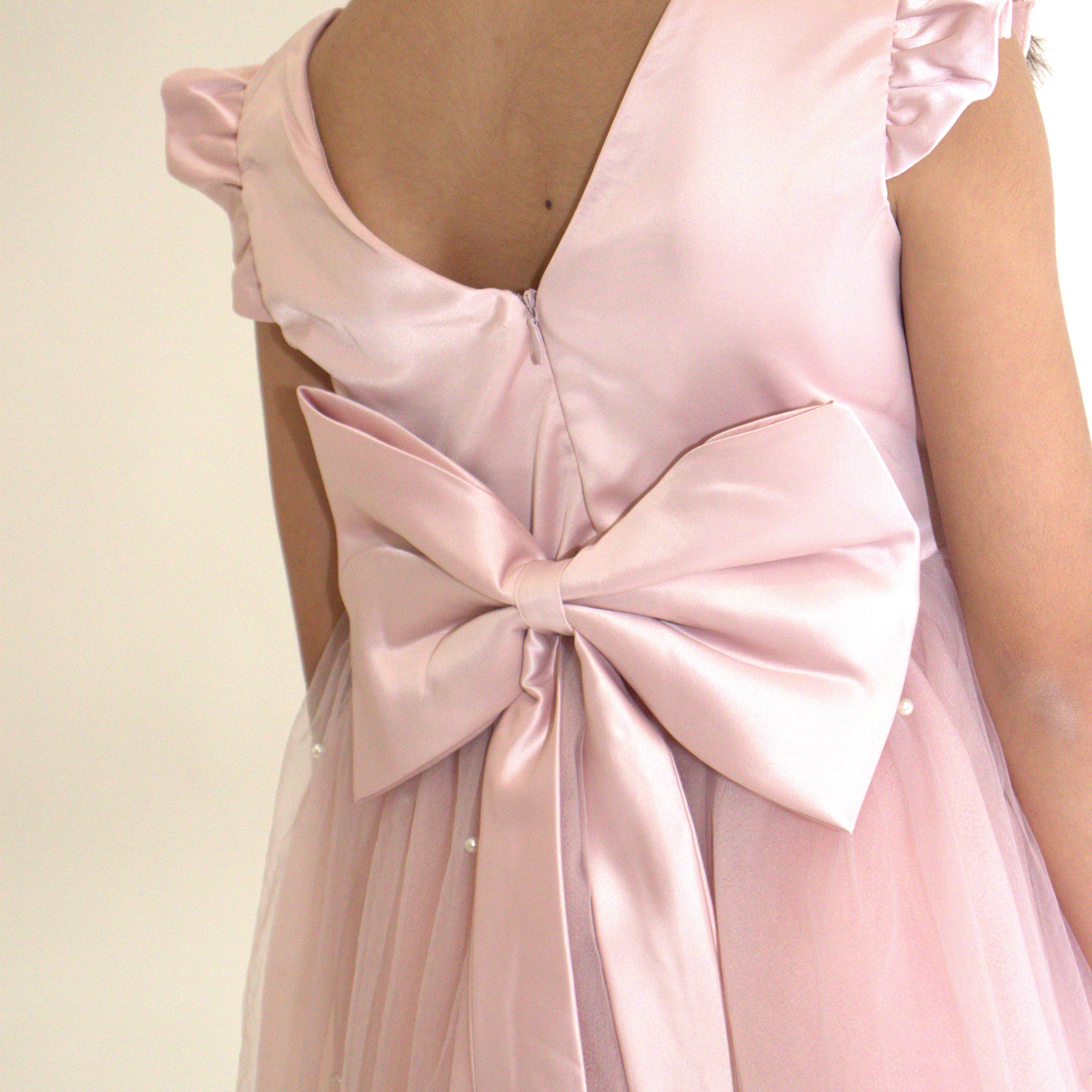 Robe de cérémonie ALICE - Rose - Taille: 150 cm (9/10 ans) lifestyle — enfant Yuko B.