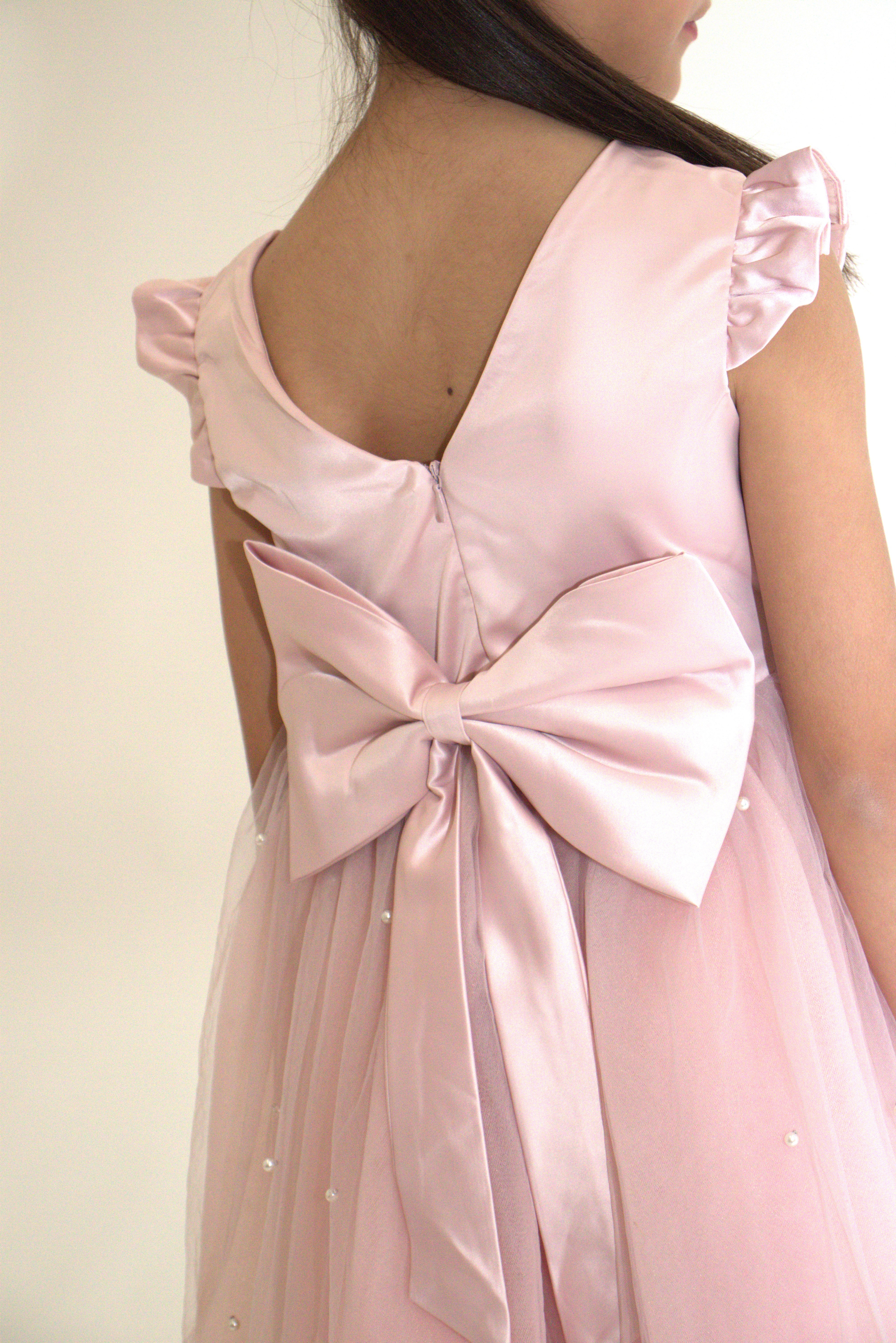 Robe de cérémonie ALICE - Rose - Taille: 150 cm (9/10 ans) lifestyle — enfant Yuko B.