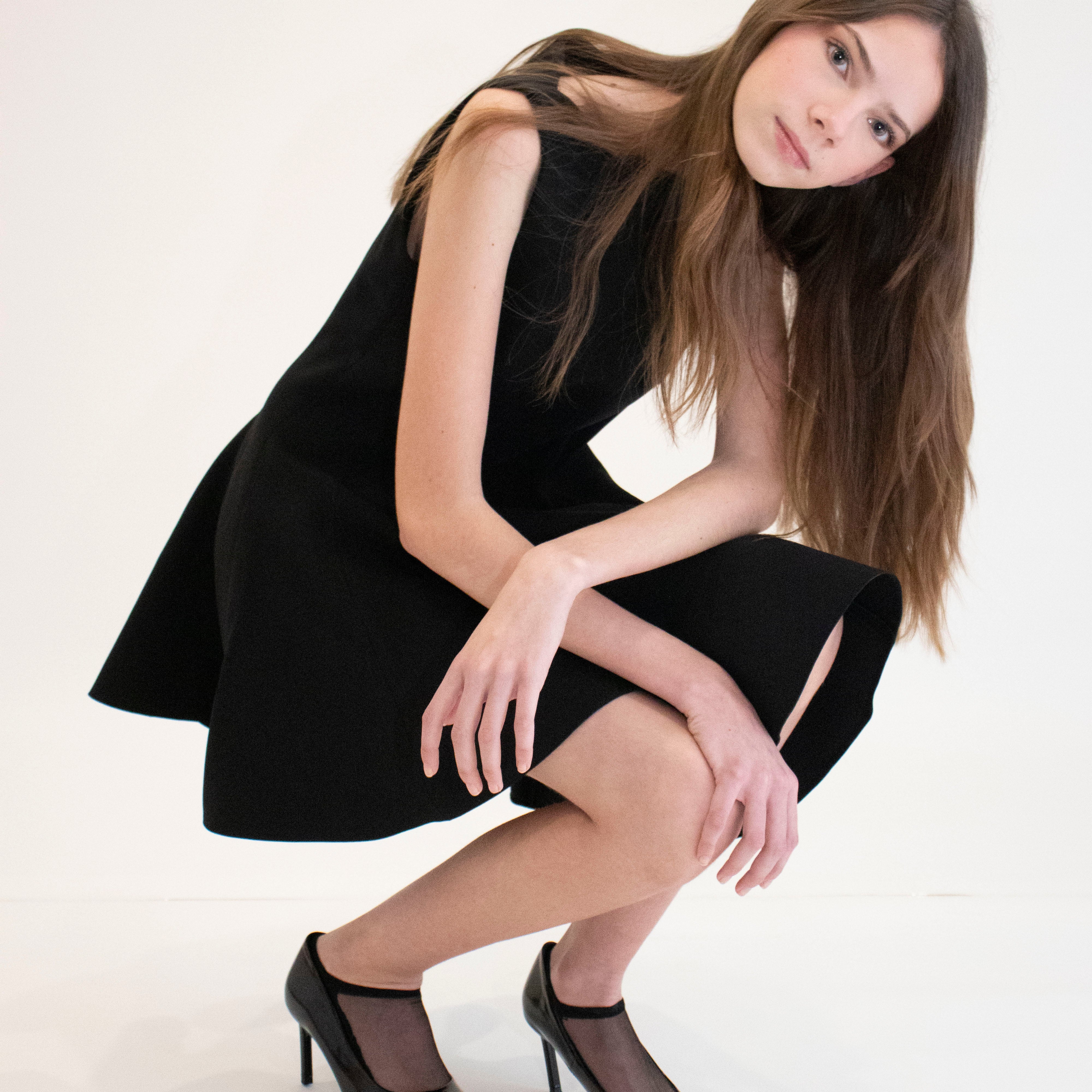 Be a Queen - Noir - Socquette pour femmes en voile ultra-résistant — accessoire enfant Yuko B.