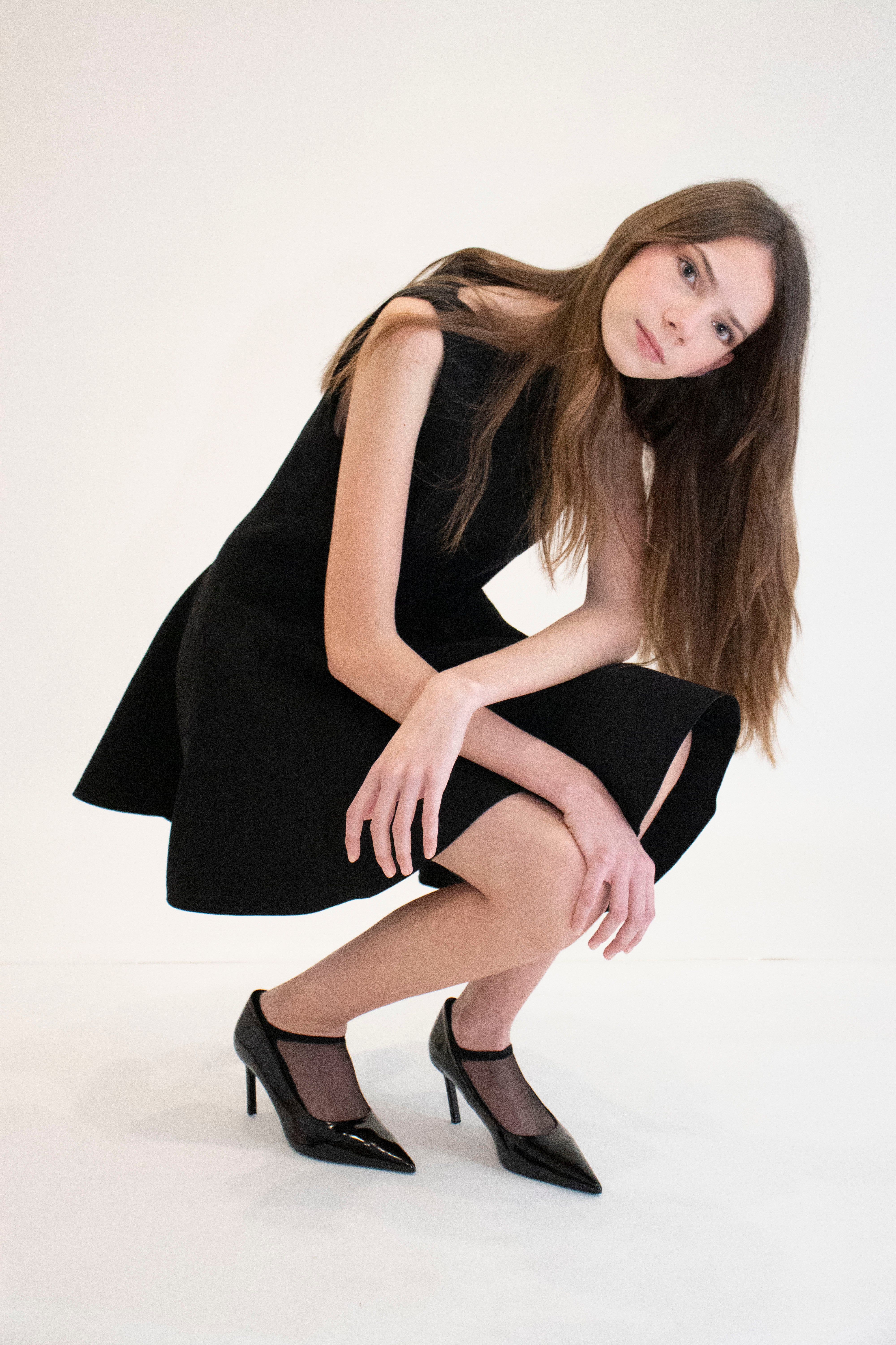 Be a Queen - Noir - Socquette pour femmes en voile ultra-résistant — accessoire enfant Yuko B.