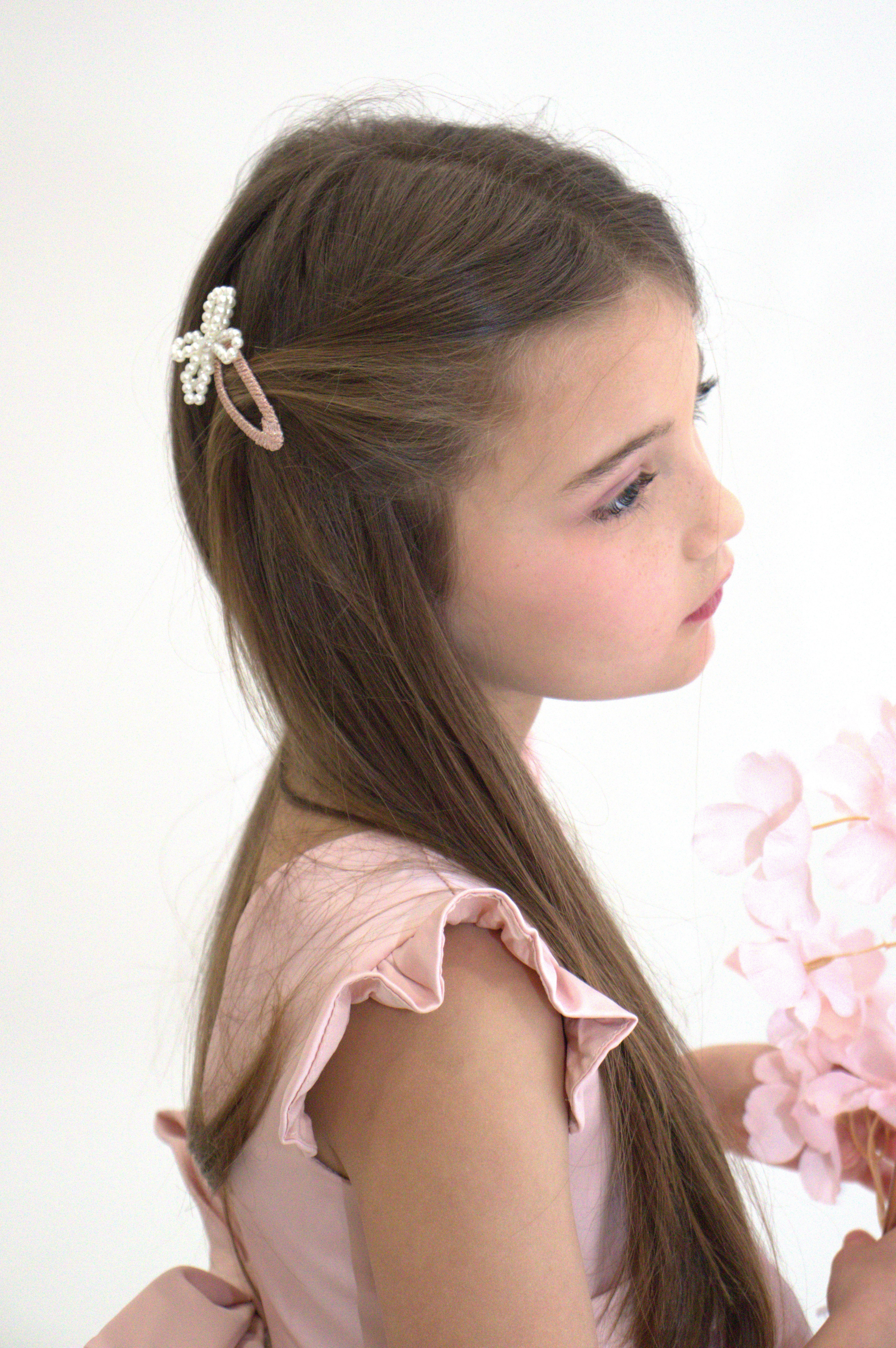 Barrette Milena rose - Collection Paris ouvert — Yuko B.