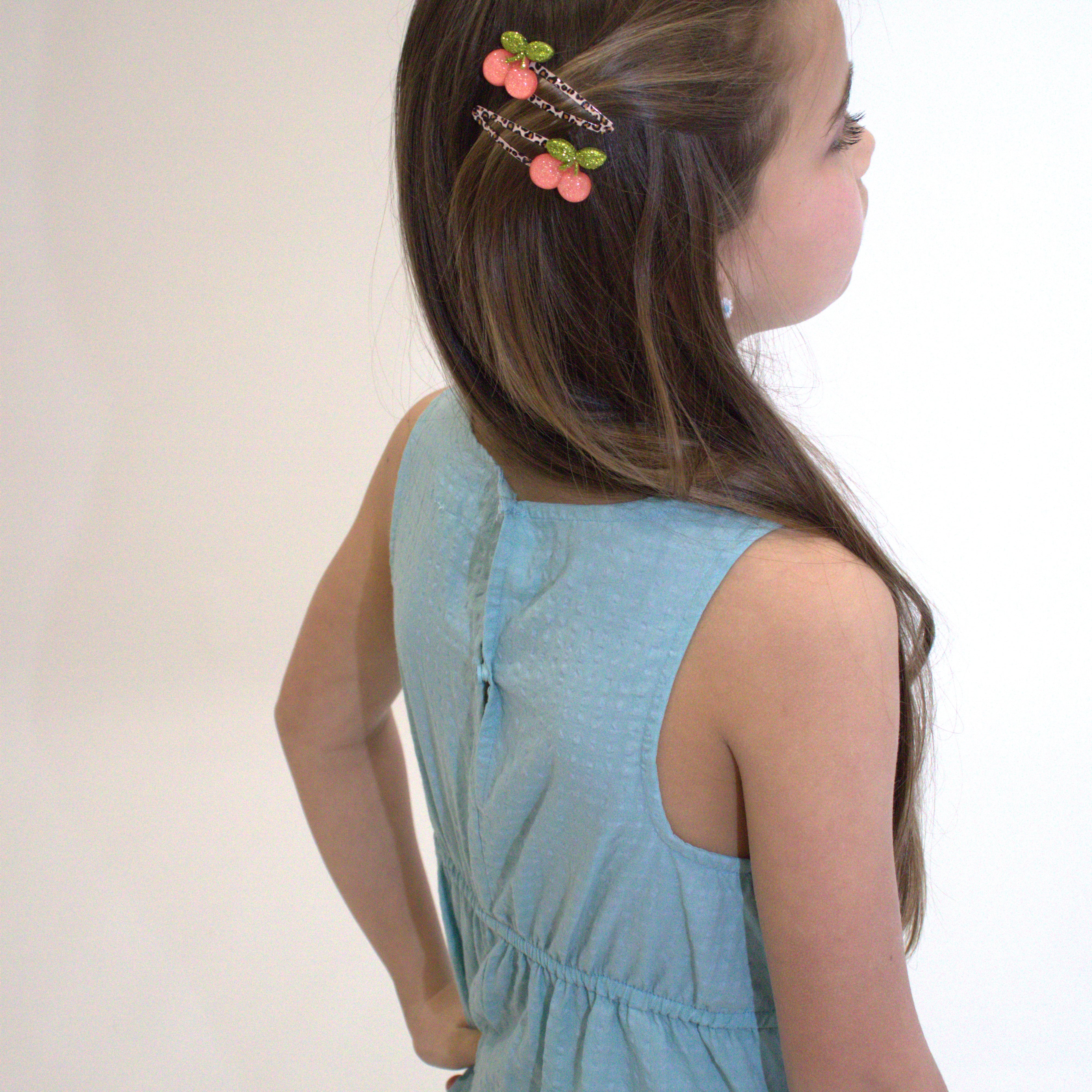 Barrettes Cherries - Cerises - Nouveauté! — accessoire enfant Yuko B.