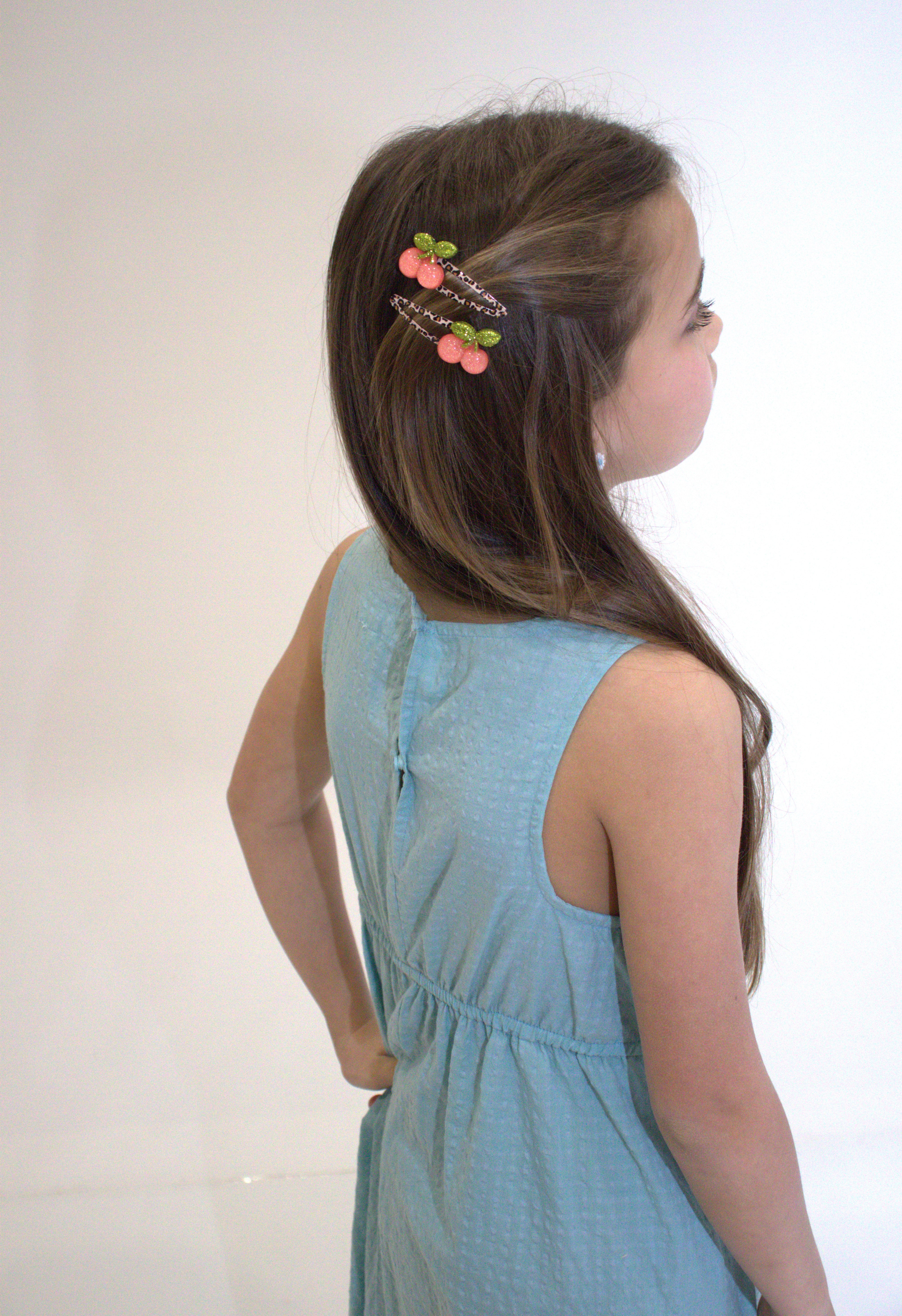 Barrettes Cherries - Cerises - Nouveauté! — accessoire enfant Yuko B.