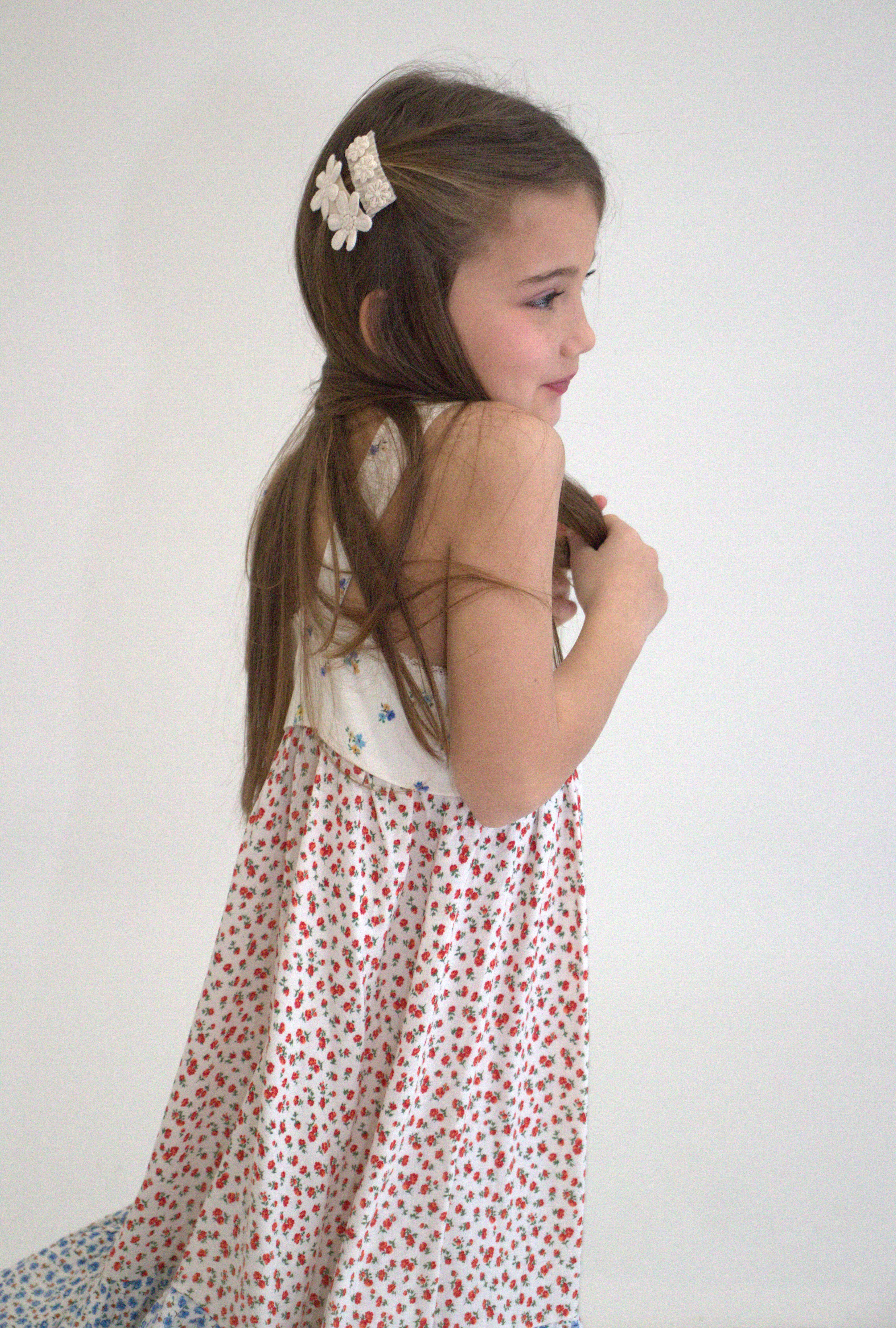 Barrette Flora - Collection Boheme — accessoire enfant Yuko B.