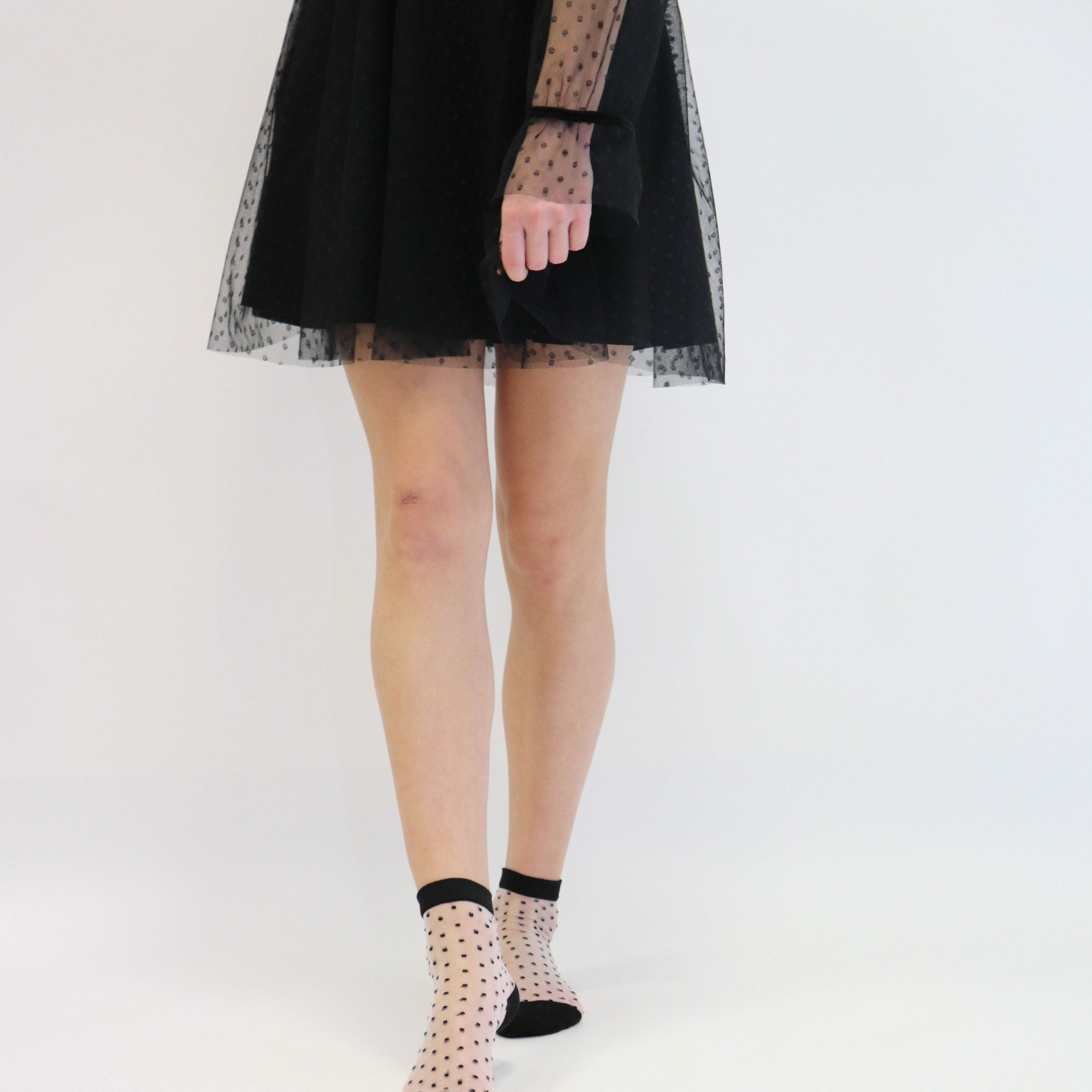 Chaussettes en voile resistant - Be Plumeti - Black - Yuko B.