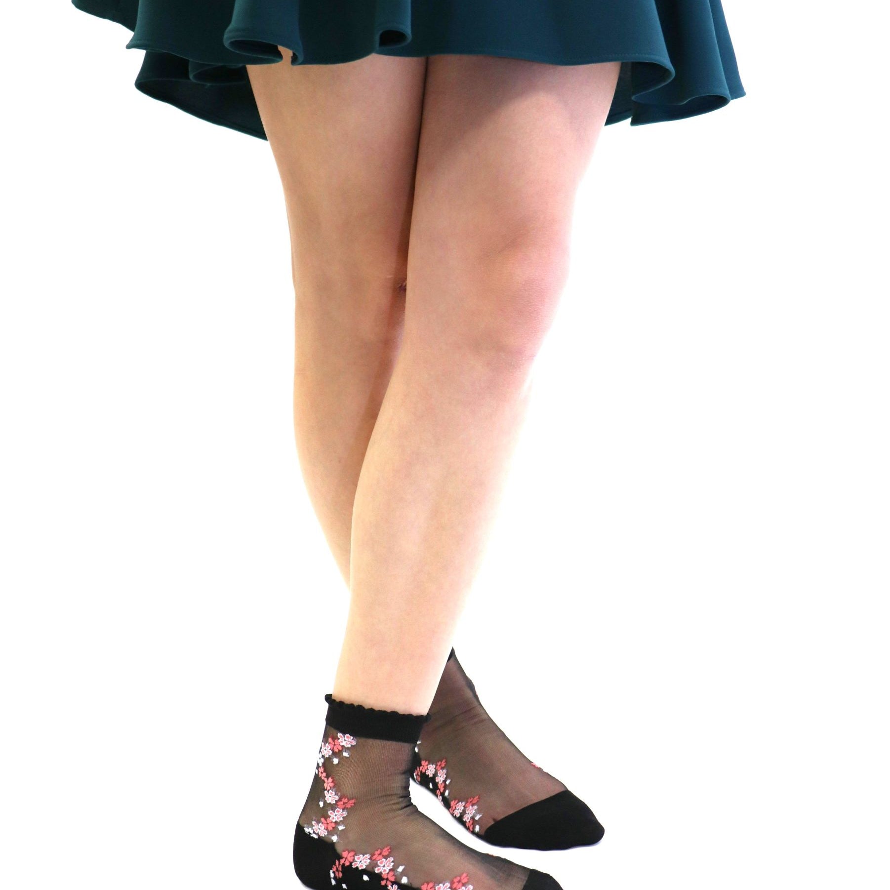 Chaussettes en voile resistant - Blossom - Yuko B.