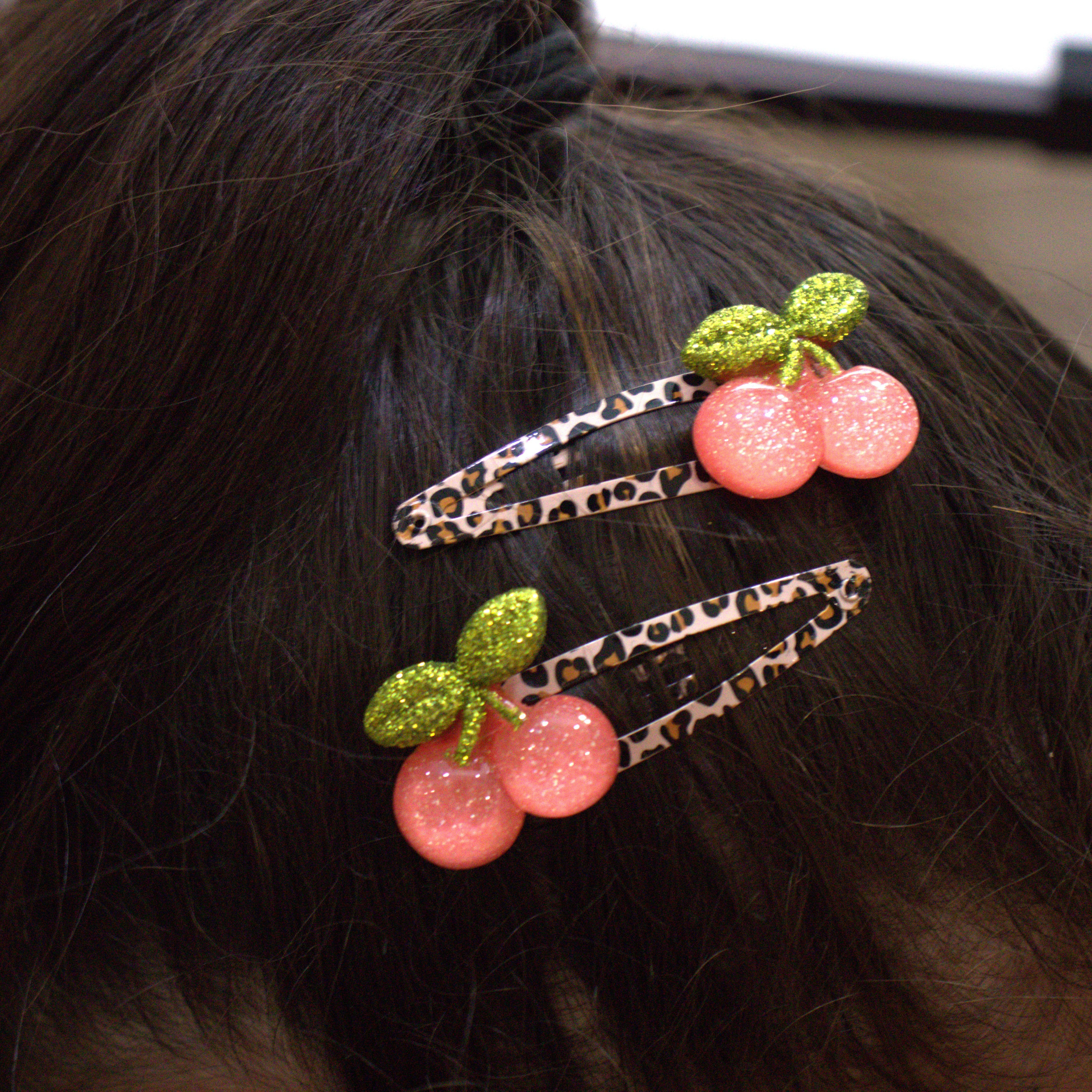 Barrettes Cherries - Cerises - Nouveauté! — accessoire enfant Yuko B.