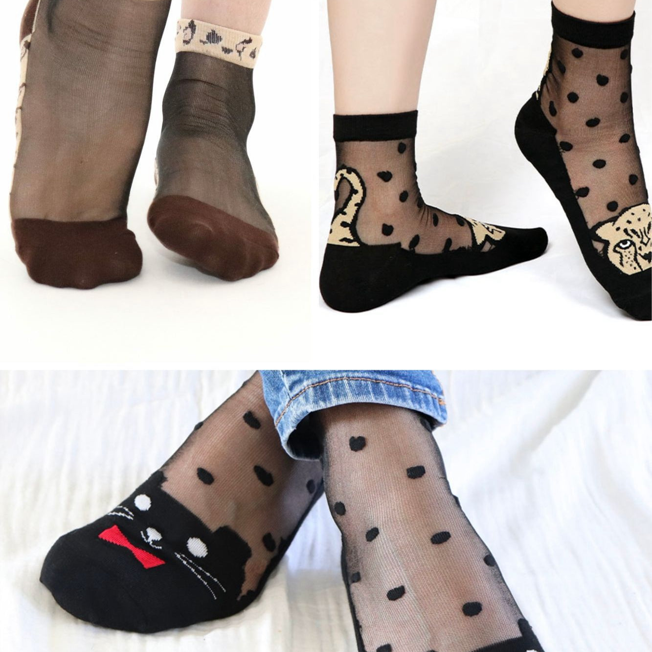 Coffret 3 paires Yuko B. Socks - Animal Lovers - Yuko B.