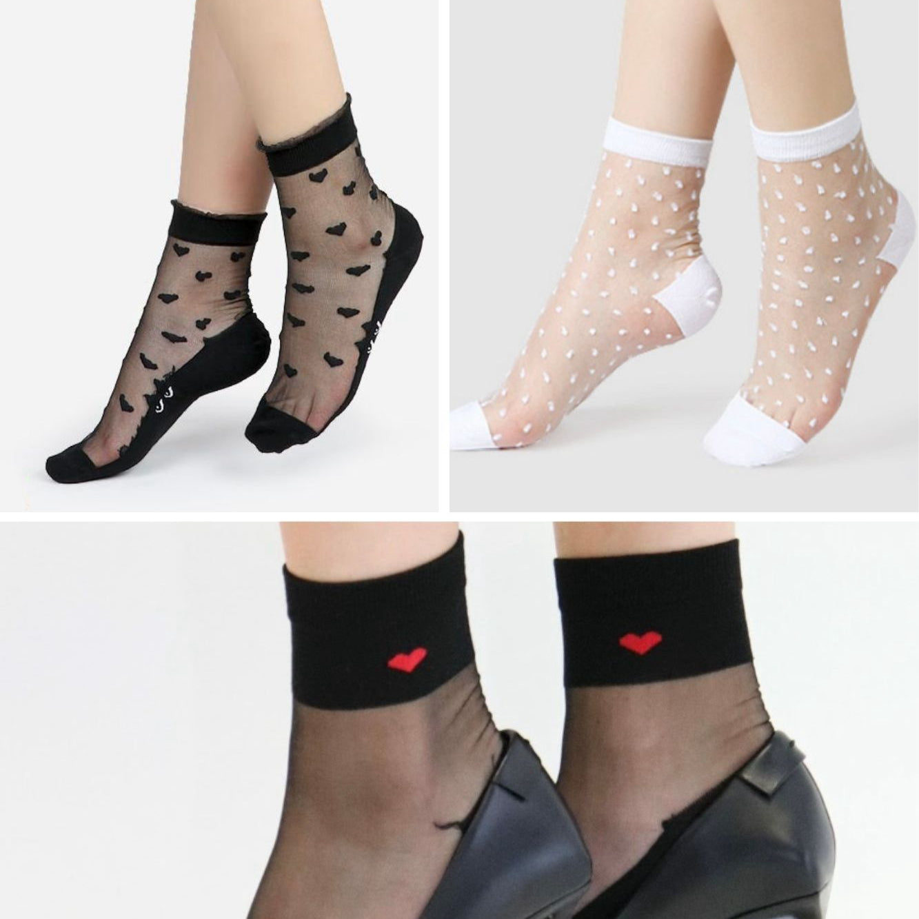 Coffret 3 paires Yuko B. Socks - Collection Love - Yuko B.