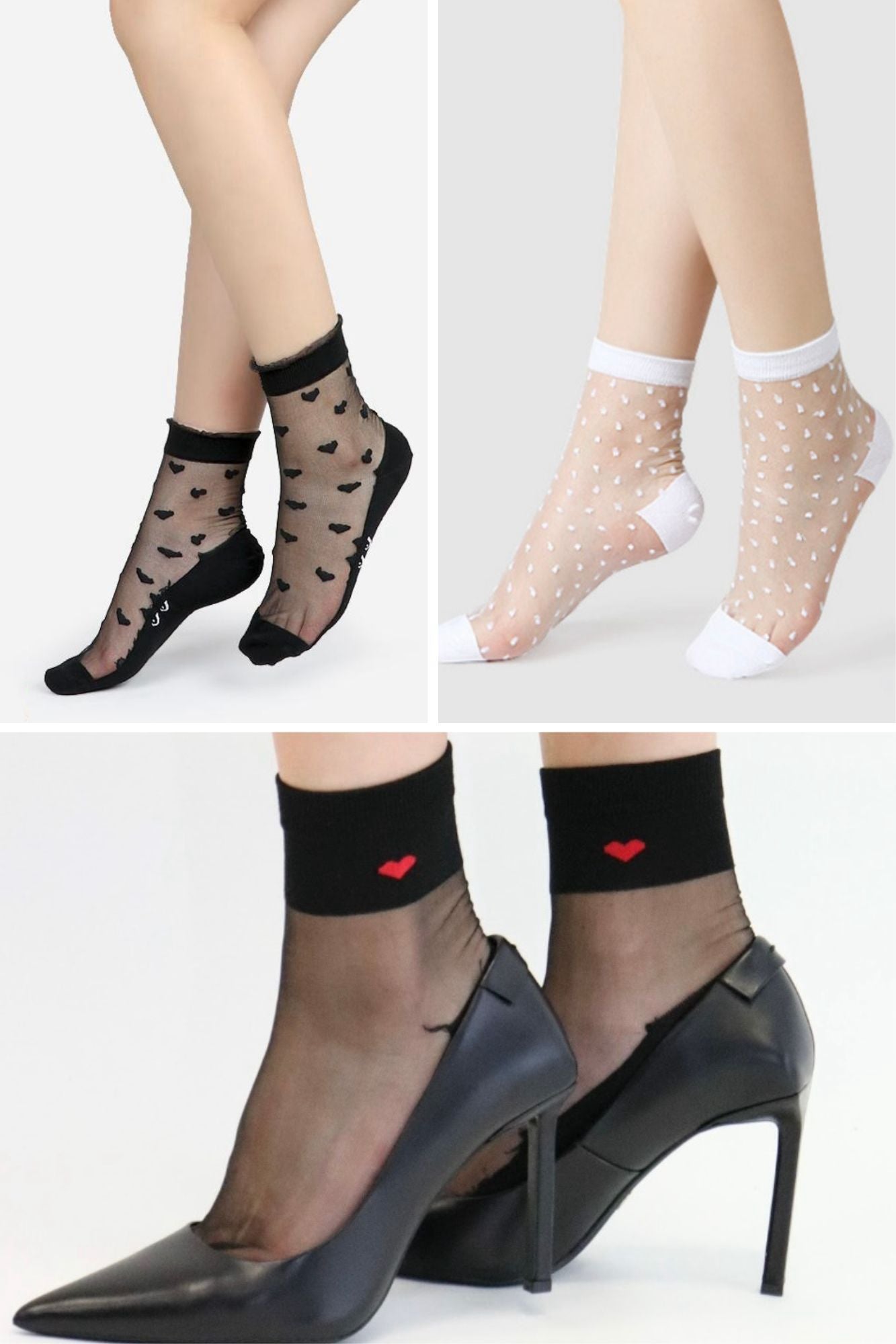 Coffret 3 paires Yuko B. Socks - Collection Love - Yuko B.