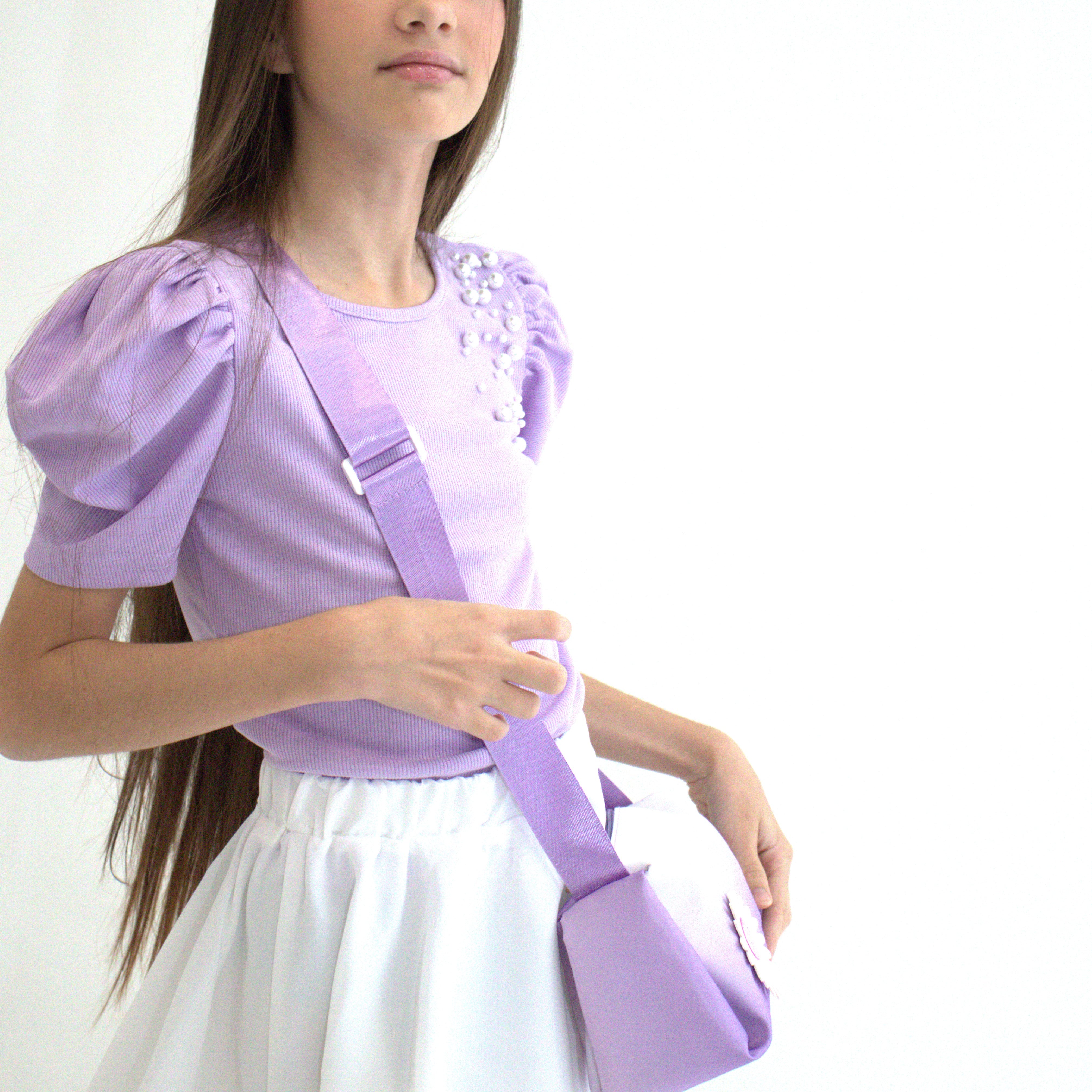 Sac bandoulière enfant - Coline - Le sac bowling - Yuko B.