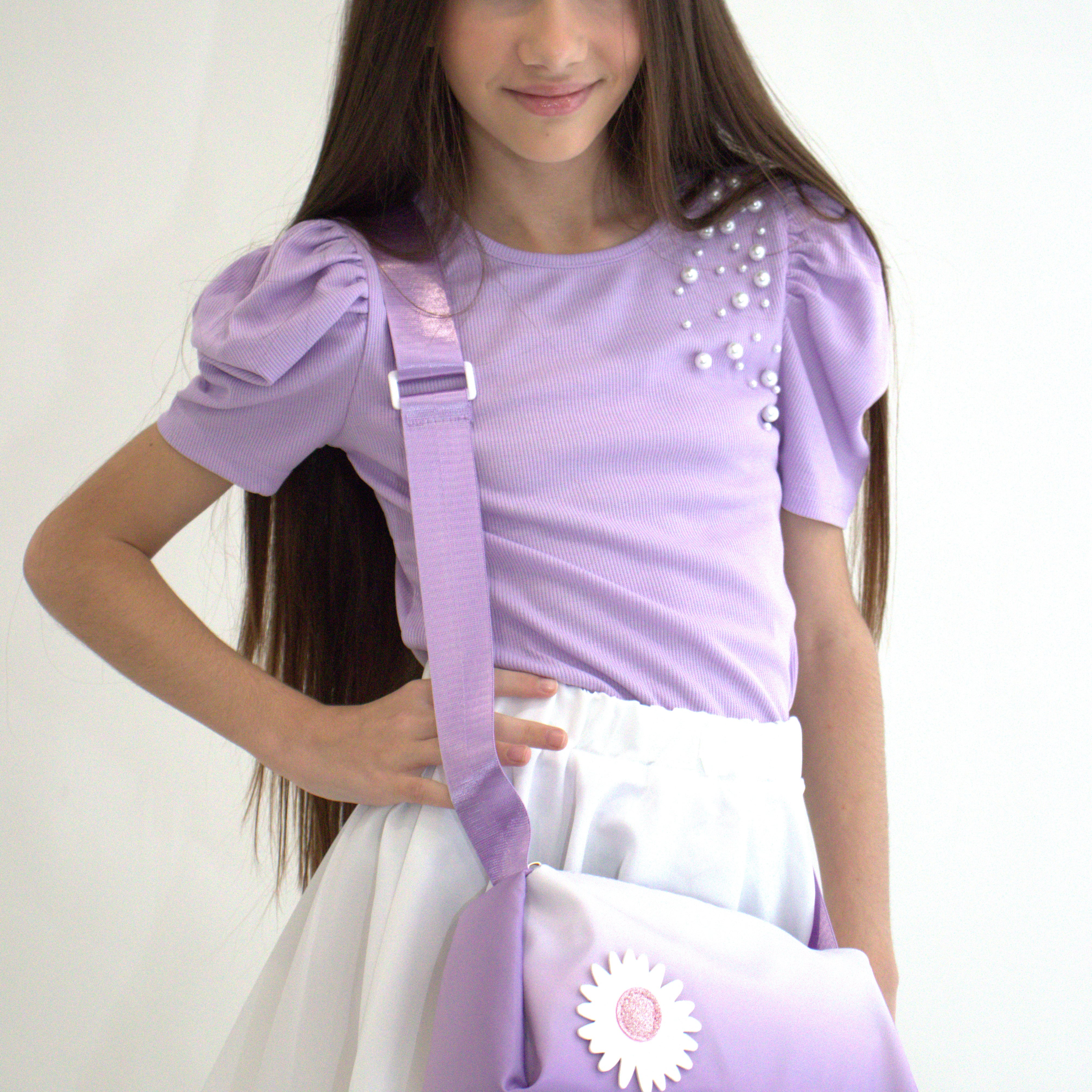 Sac bandoulière enfant - Coline - Le sac bowling - Yuko B.