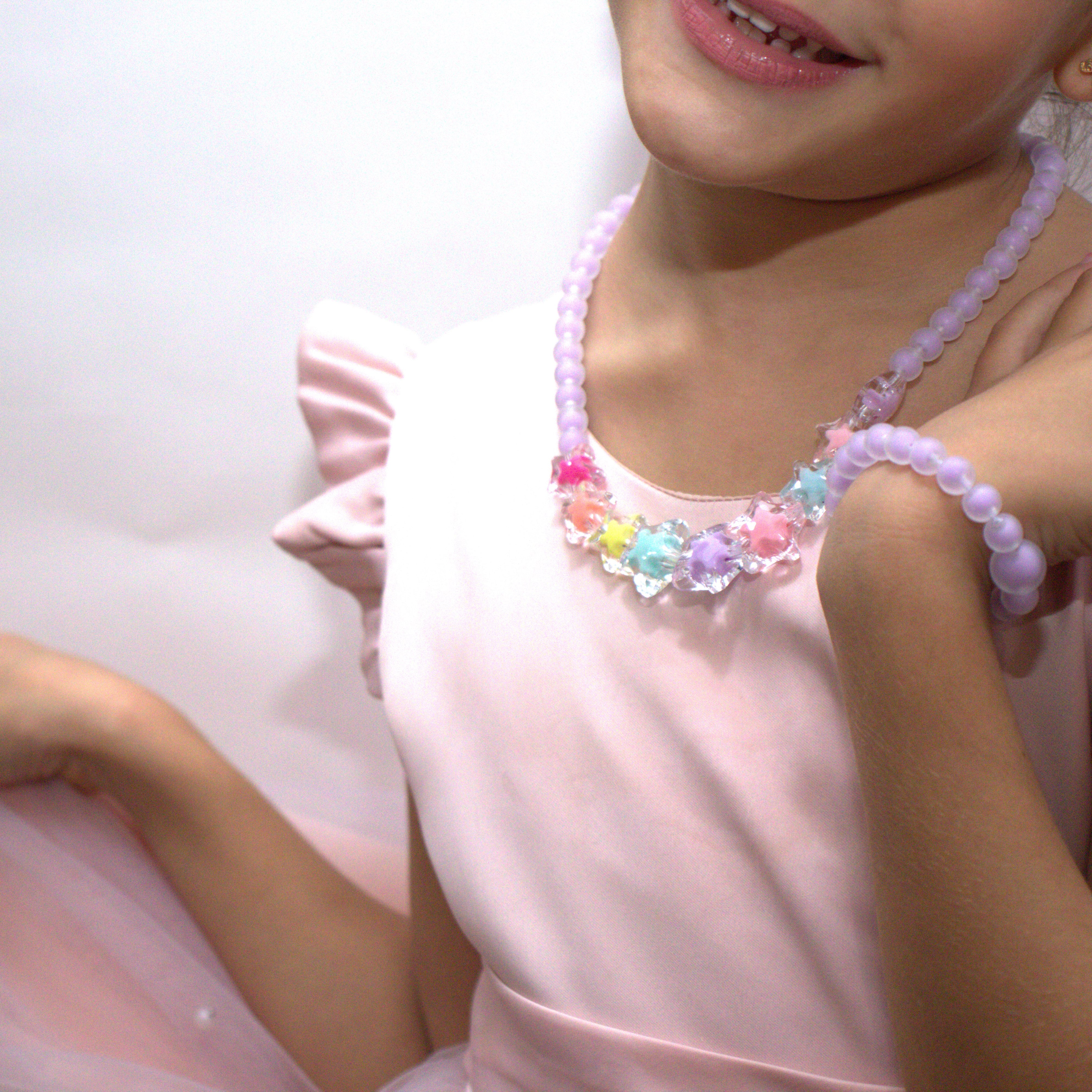 Coffret Etoiles Parmes - Parure Collier + bracelet - Yuko B.