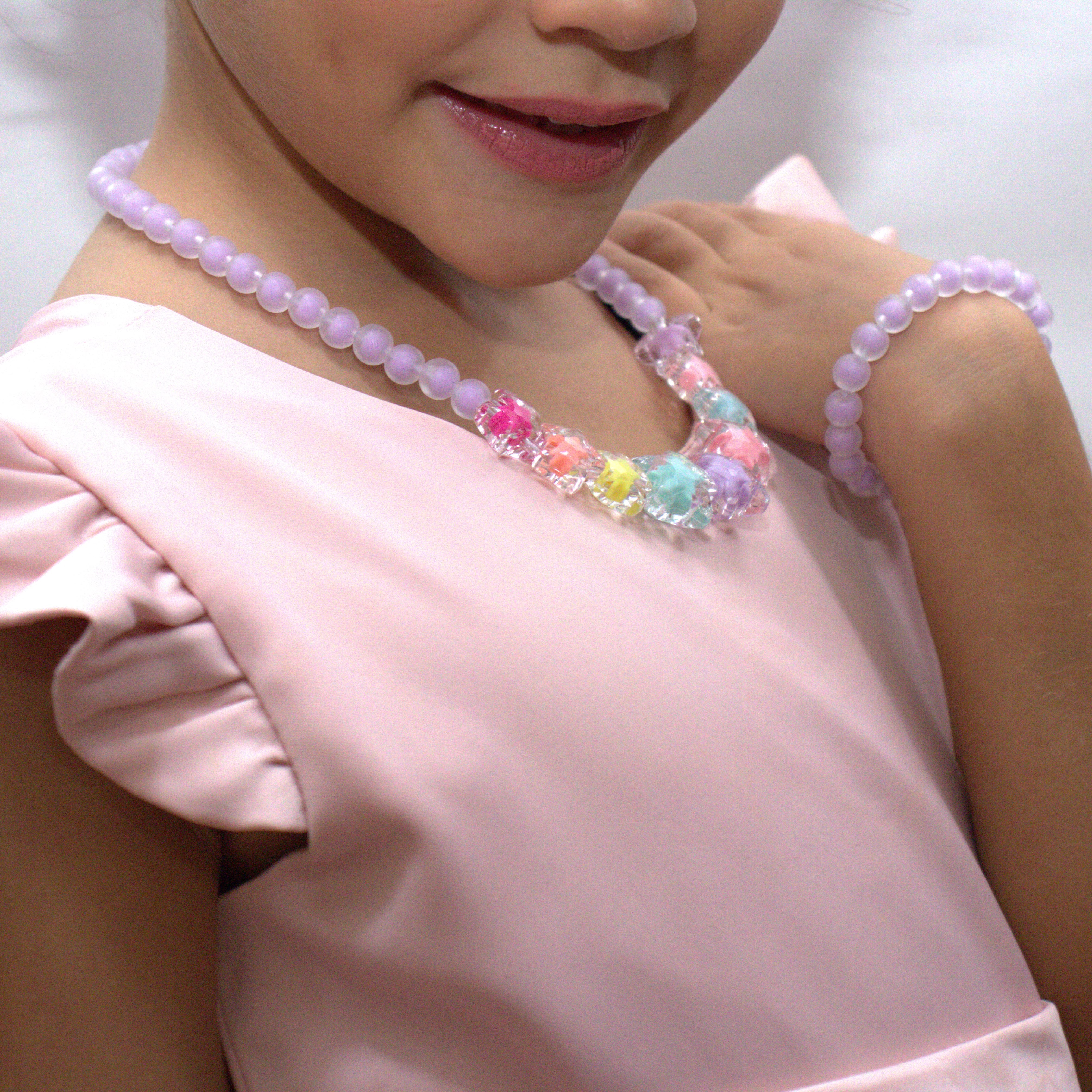 Coffret Etoiles Parmes - Parure Collier + bracelet - Yuko B.