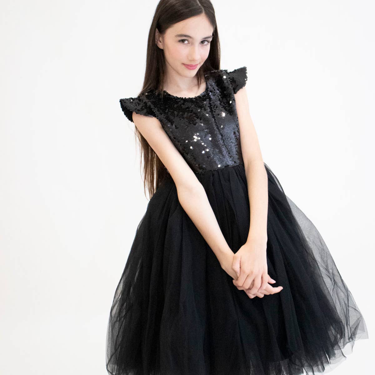 Robe de Cérémonie FIONA Noir — accessoire enfant Yuko B.