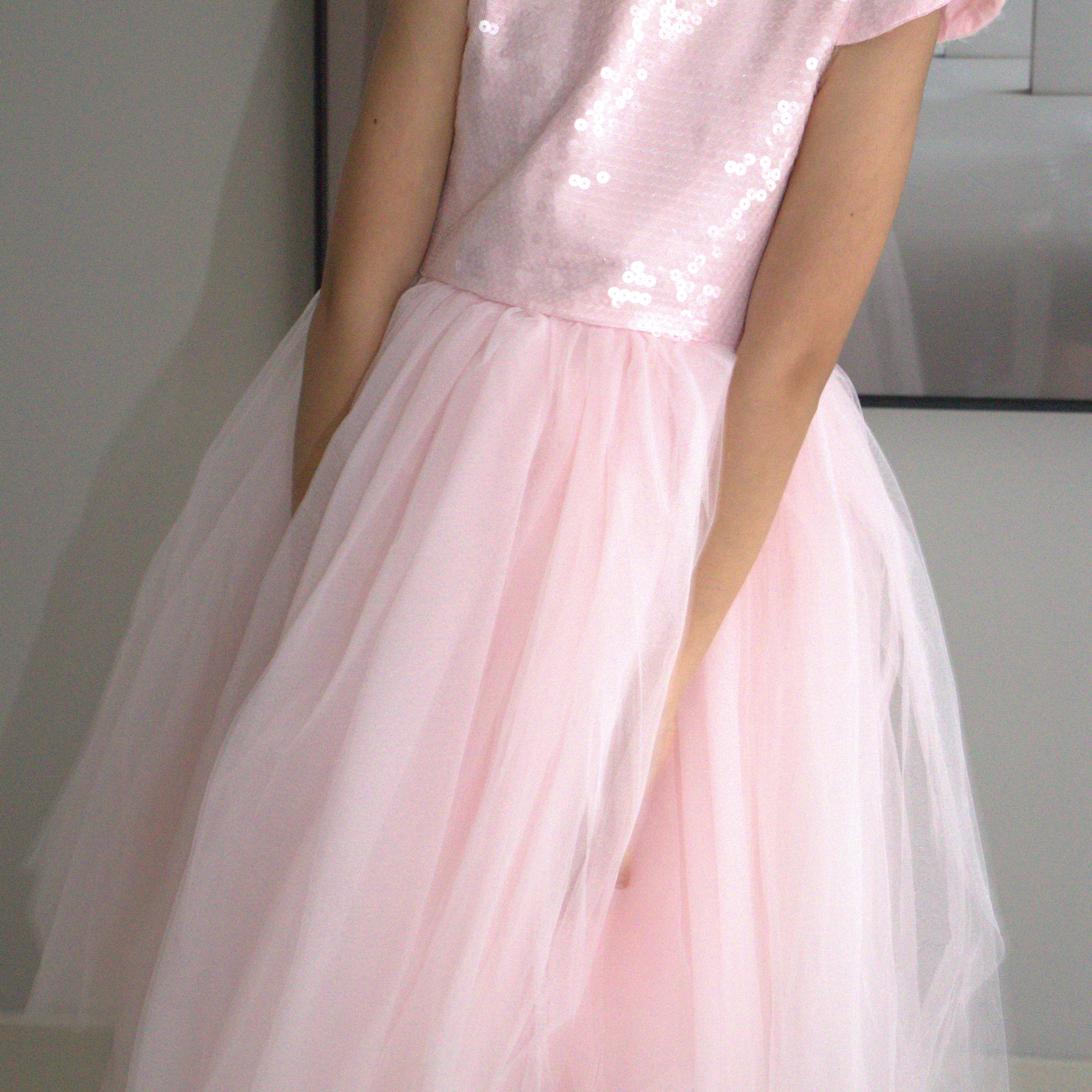 Robe de cérémonie FIONA Rose - Taille 150cm (9/10 ans) — accessoire enfant Yuko B.