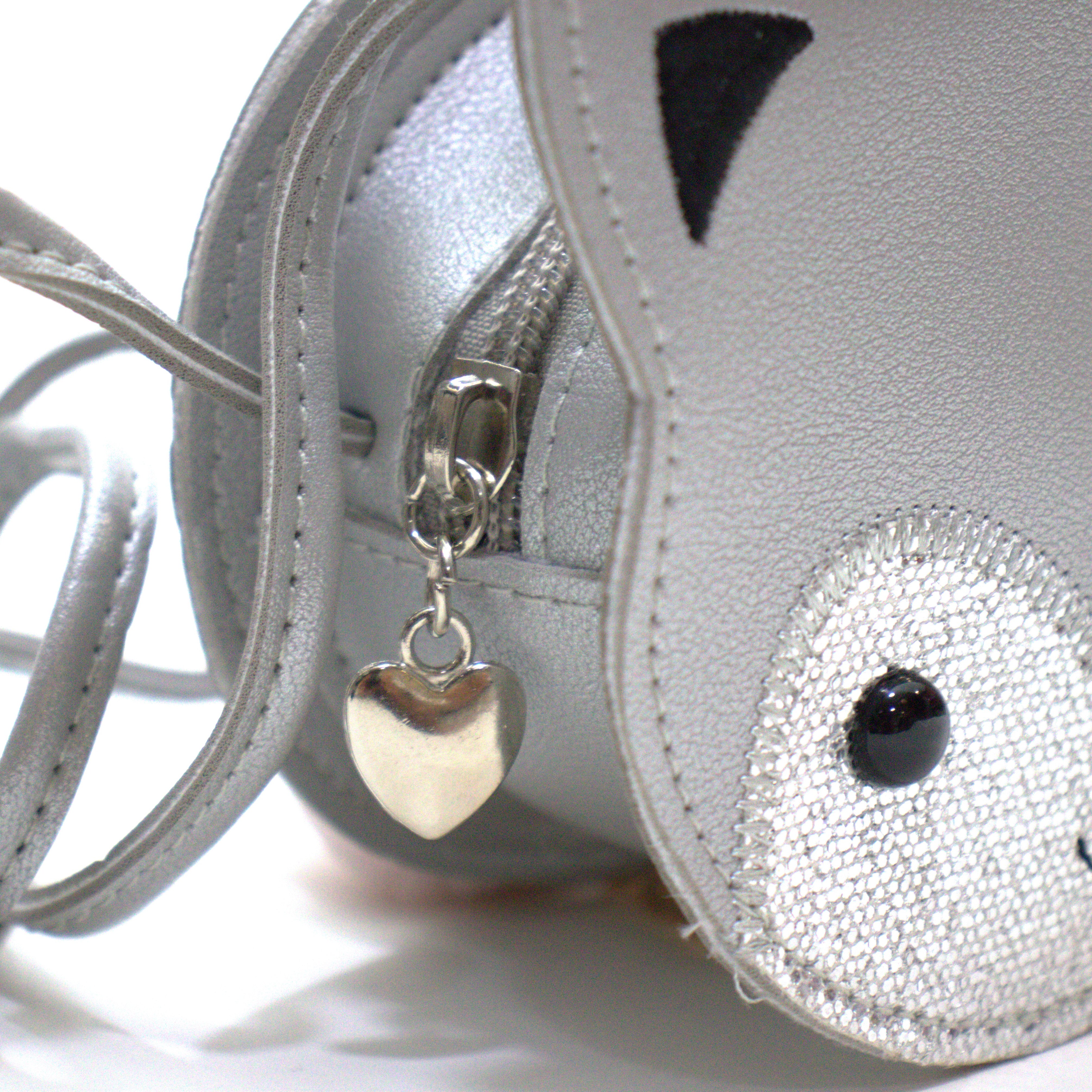 Sac bandoulière enfant - Gaspard Gris - Yuko B.