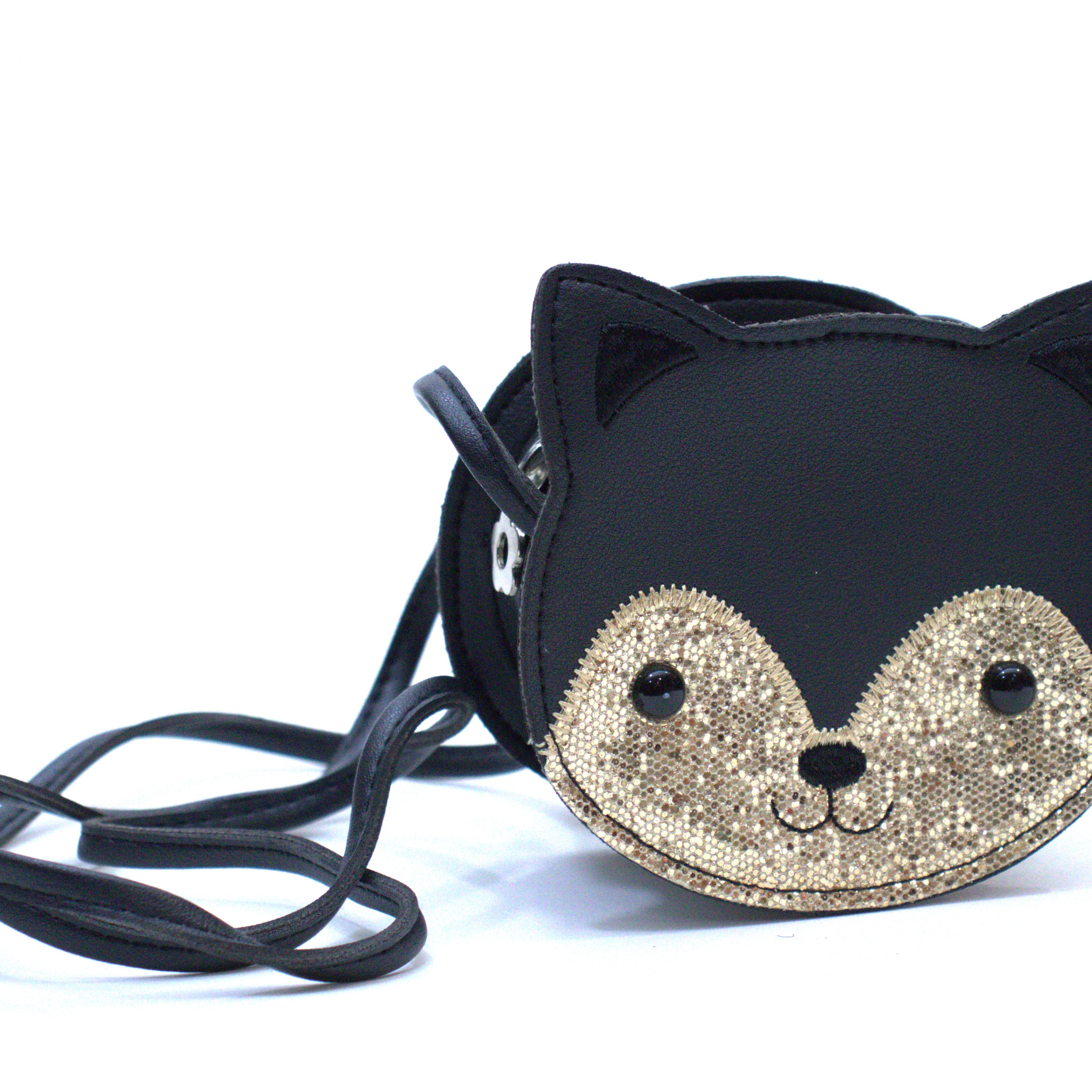 Sac bandoulière enfant - Gaspard le chaton noir - Yuko B.