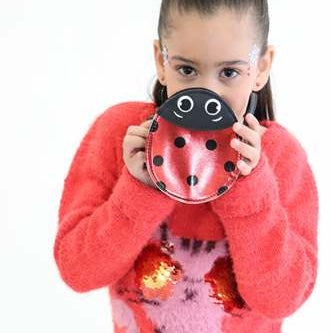 Sac bandoulière enfant - Ladybug la Coccinelle Néon - Yuko B.