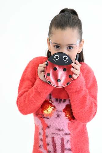 Sac bandoulière enfant - Ladybug la Coccinelle Néon - Yuko B.