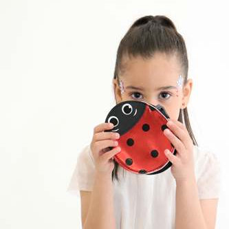 Sac bandoulière enfant - Ladybug la Coccinelle Néon - Yuko B.