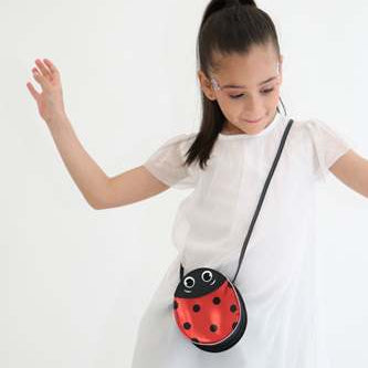Sac bandoulière enfant - Ladybug la Coccinelle Néon - Yuko B.