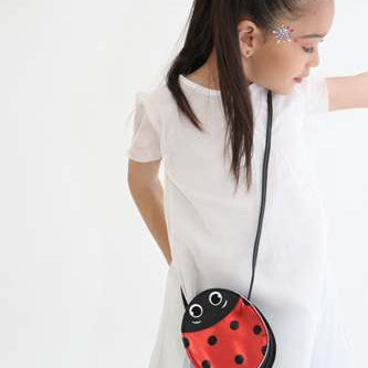 Sac bandoulière enfant - Ladybug la Coccinelle Néon - Yuko B.