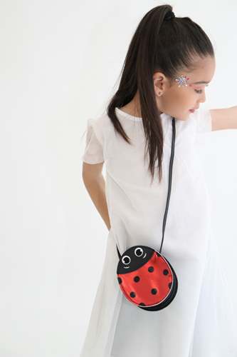 Sac bandoulière enfant - Ladybug la Coccinelle Néon - Yuko B.