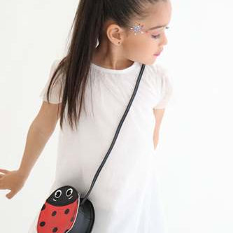 Sac bandoulière enfant - Ladybug la Coccinelle Néon - Yuko B.