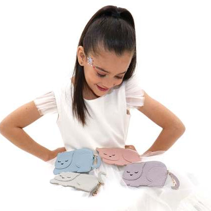 Porte monnaie Chat Katie - Le chaton élégant Parme - Yuko B.