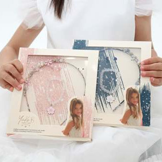 Coffret premium de 3 accessoires de mode pour enfants - Victoria - Rose - Yuko B.