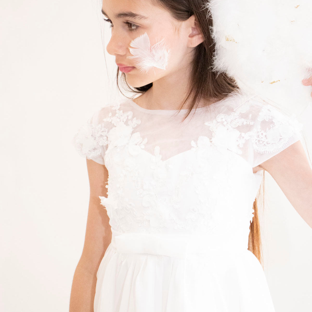 Robe longue de Cérémonie Jeanne — accessoire enfant Yuko B.