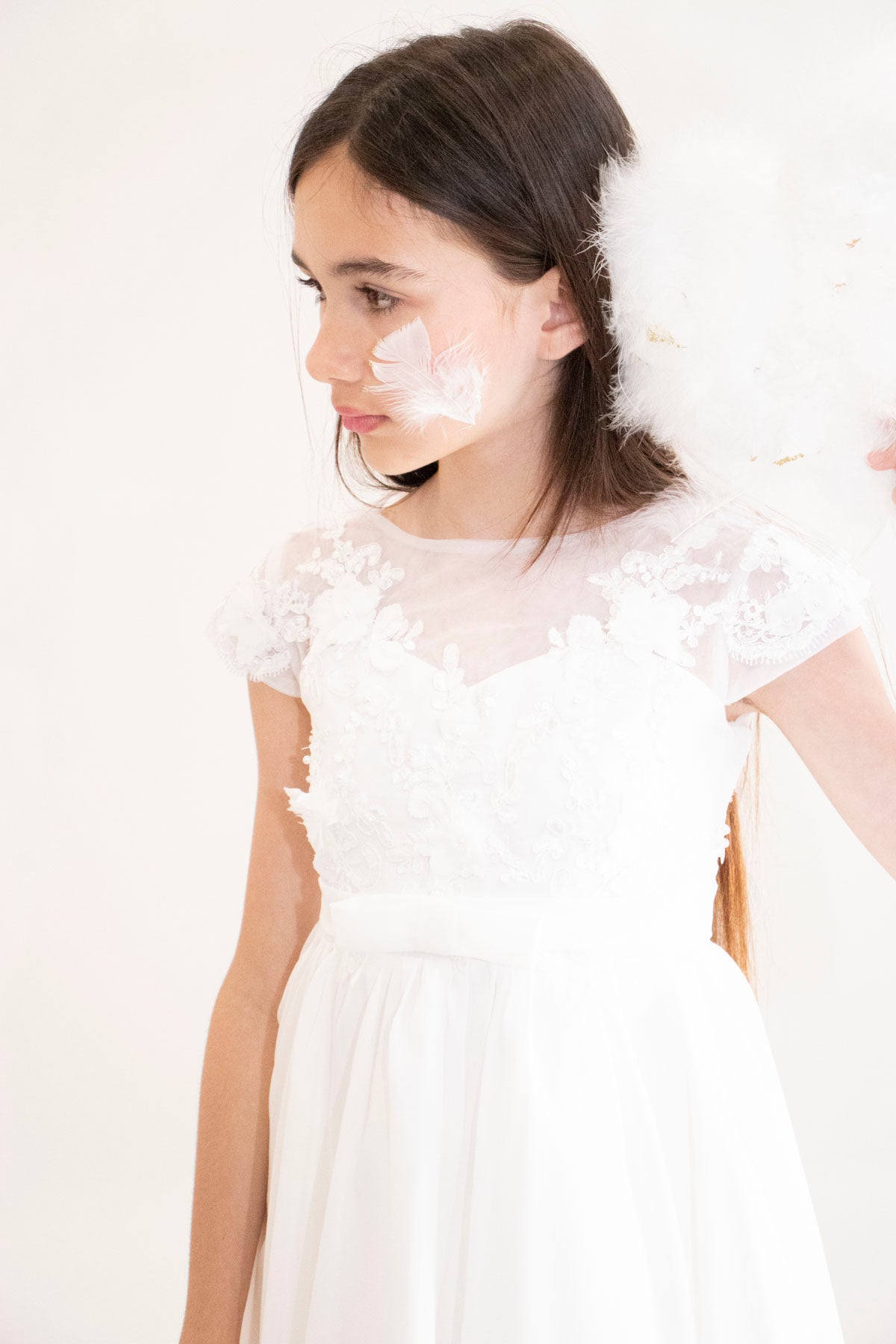 Robe longue de Cérémonie Jeanne — accessoire enfant Yuko B.