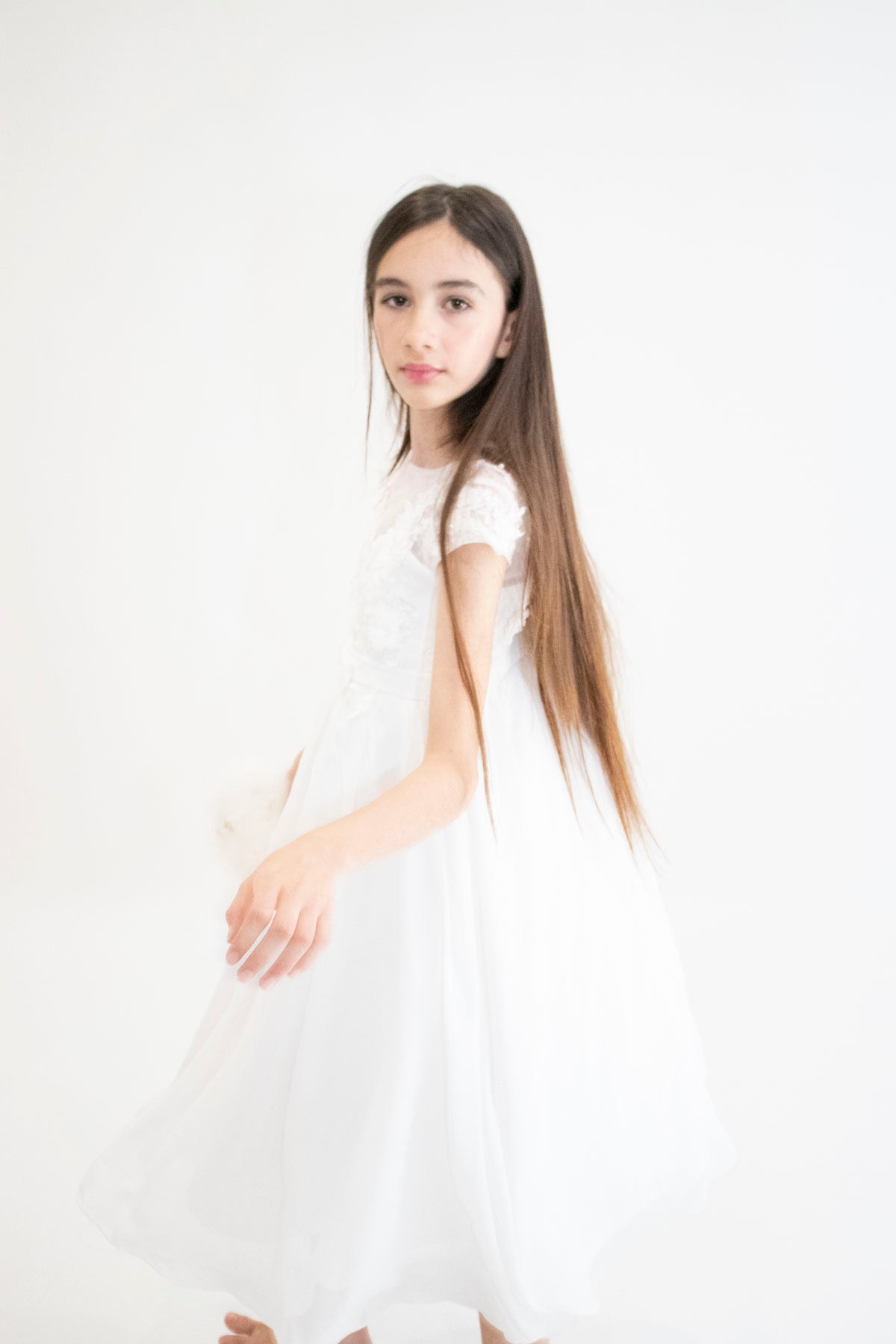 Robe longue de Cérémonie Jeanne détail — Yuko B.