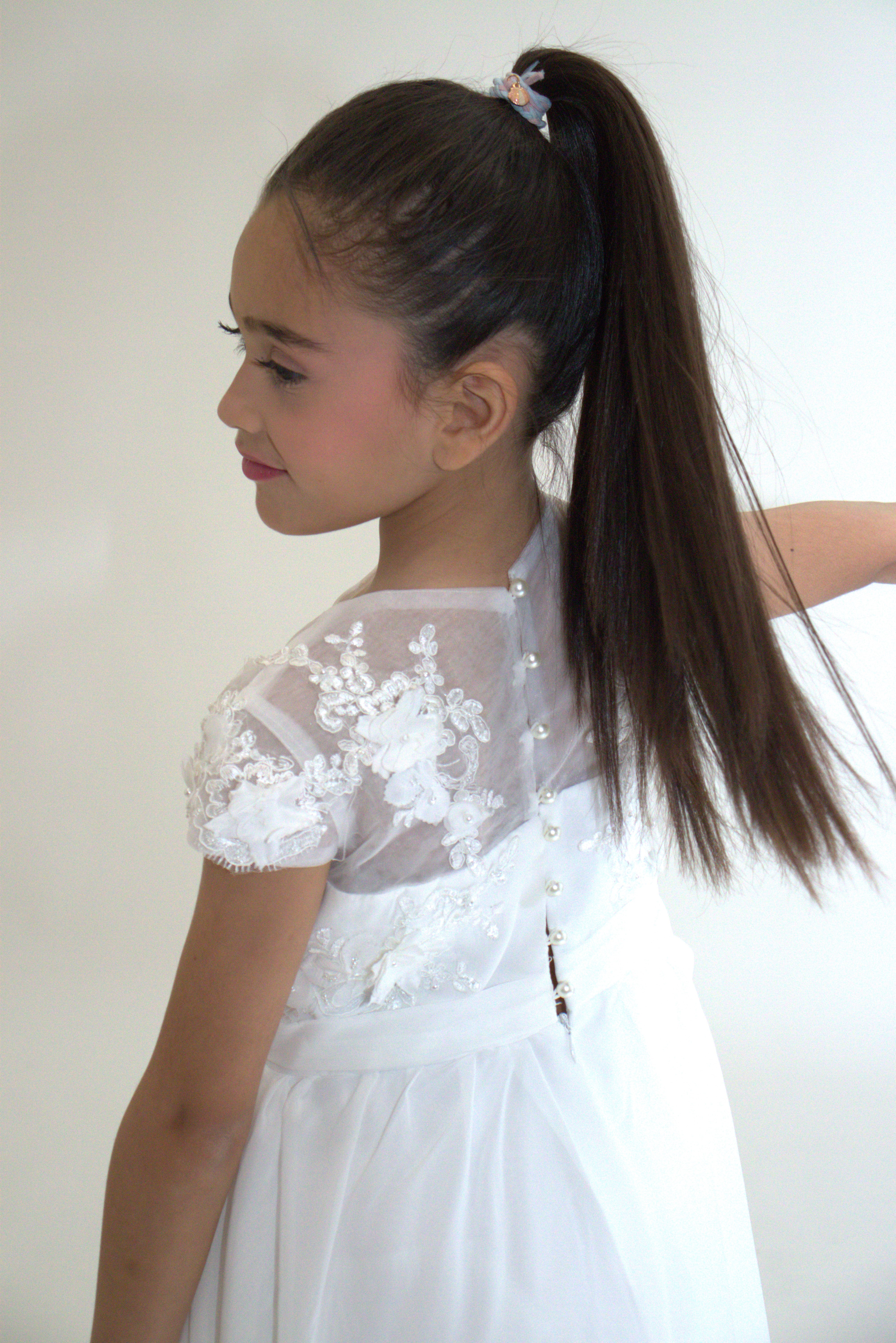 Robe longue de Cérémonie Jeanne — accessoire enfant Yuko B.