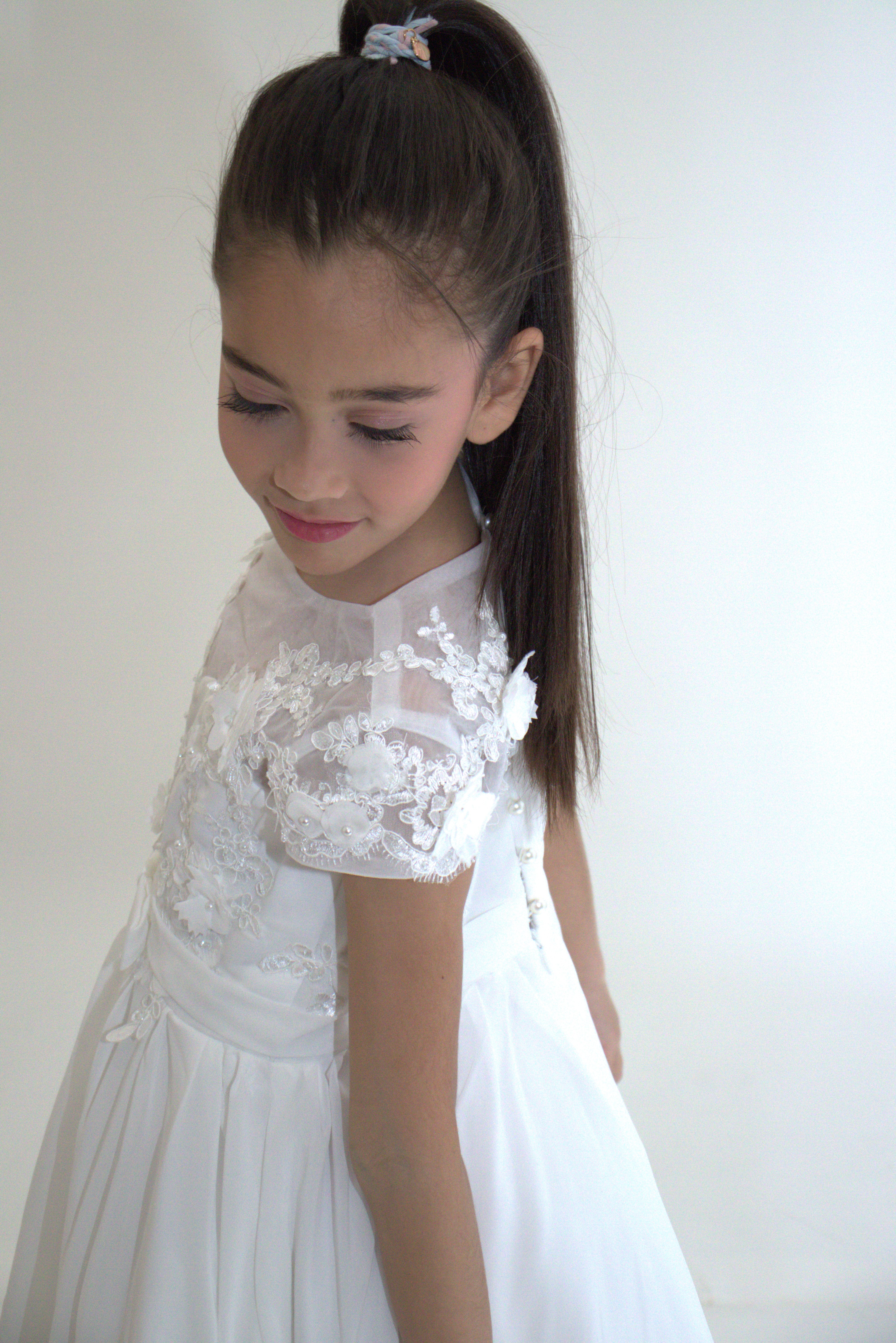 Robe longue de Cérémonie Jeanne — accessoire enfant Yuko B.