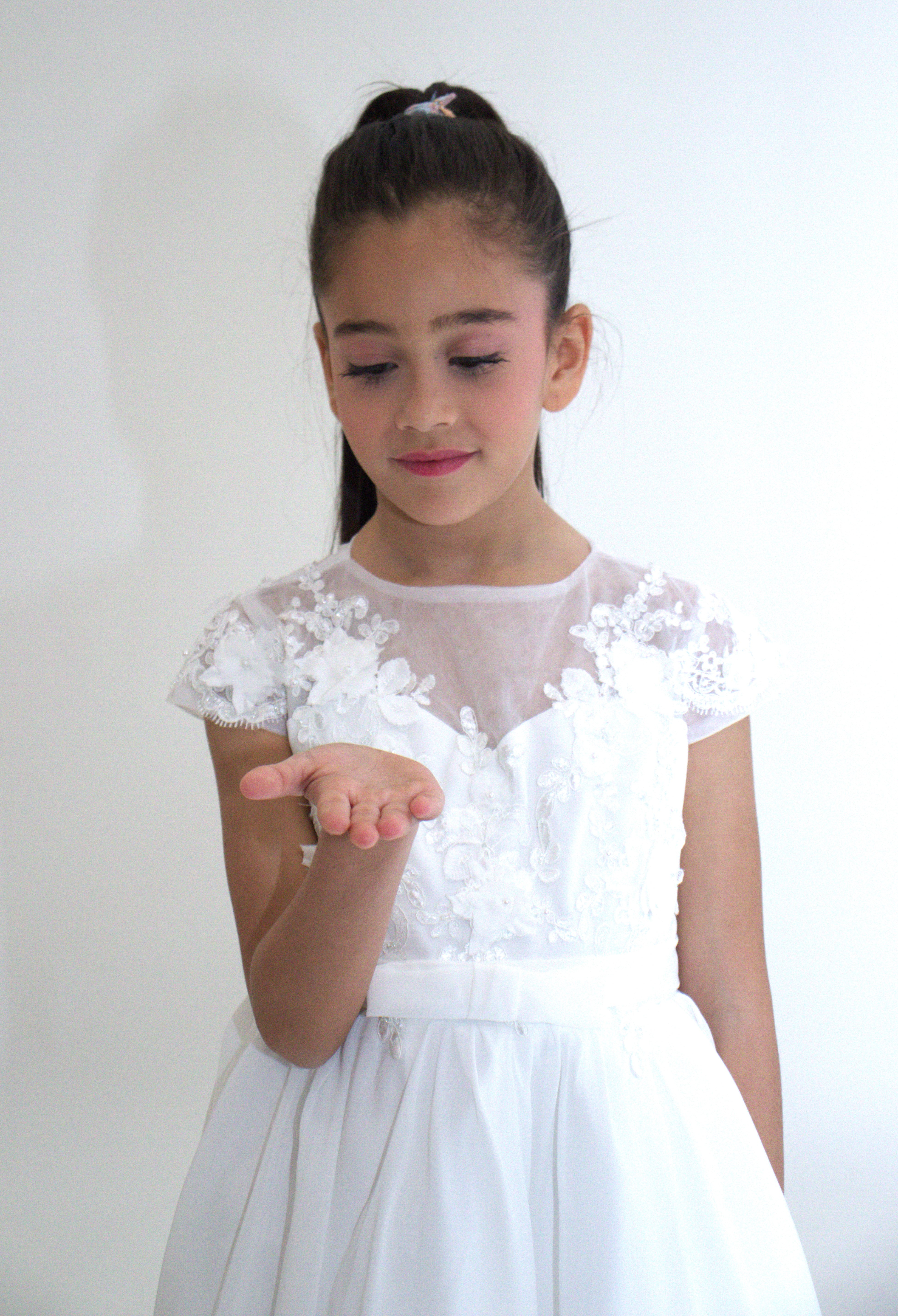 Robe longue de Cérémonie Jeanne — accessoire enfant Yuko B.