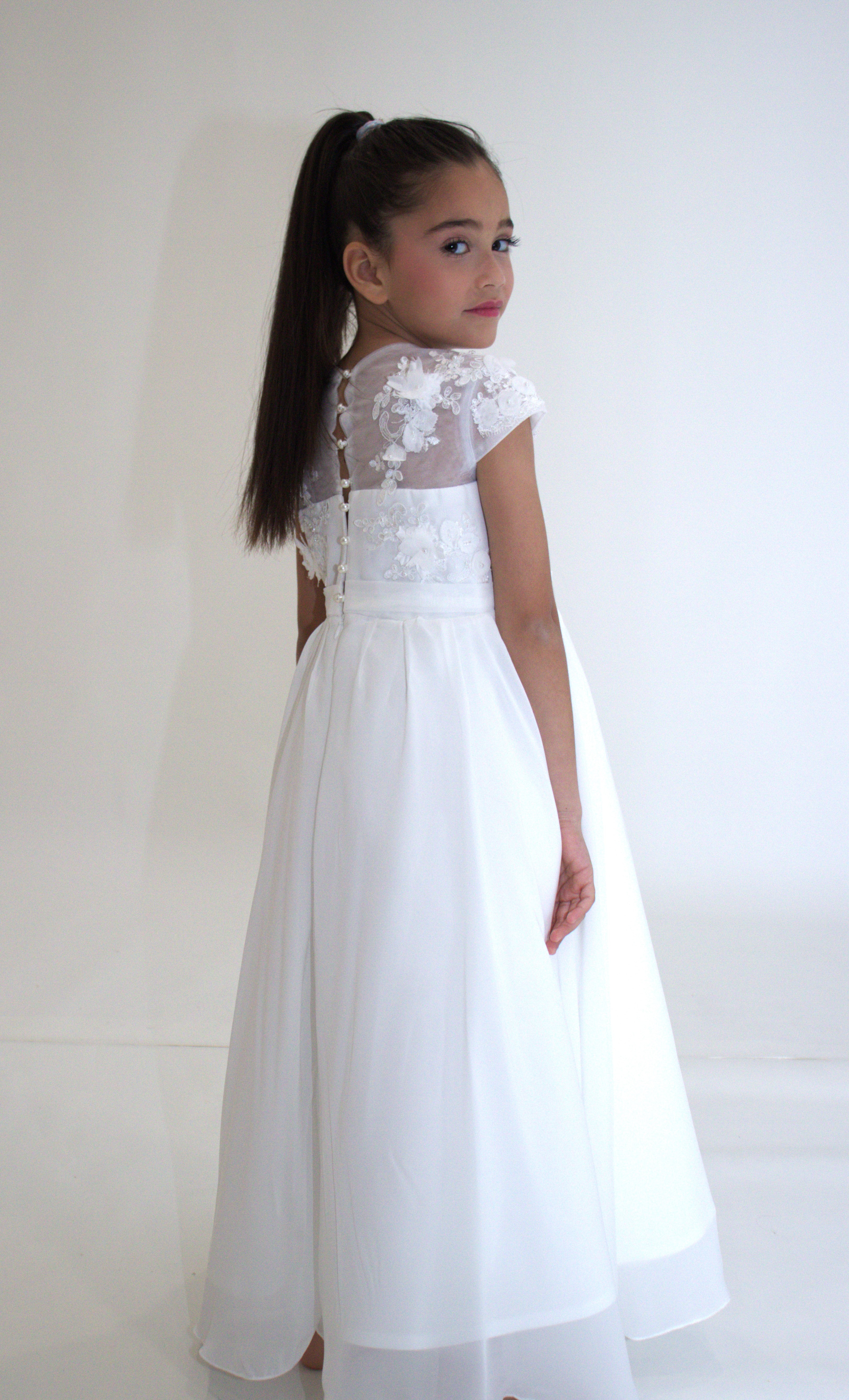 Robe longue de Cérémonie Jeanne — accessoire enfant Yuko B.