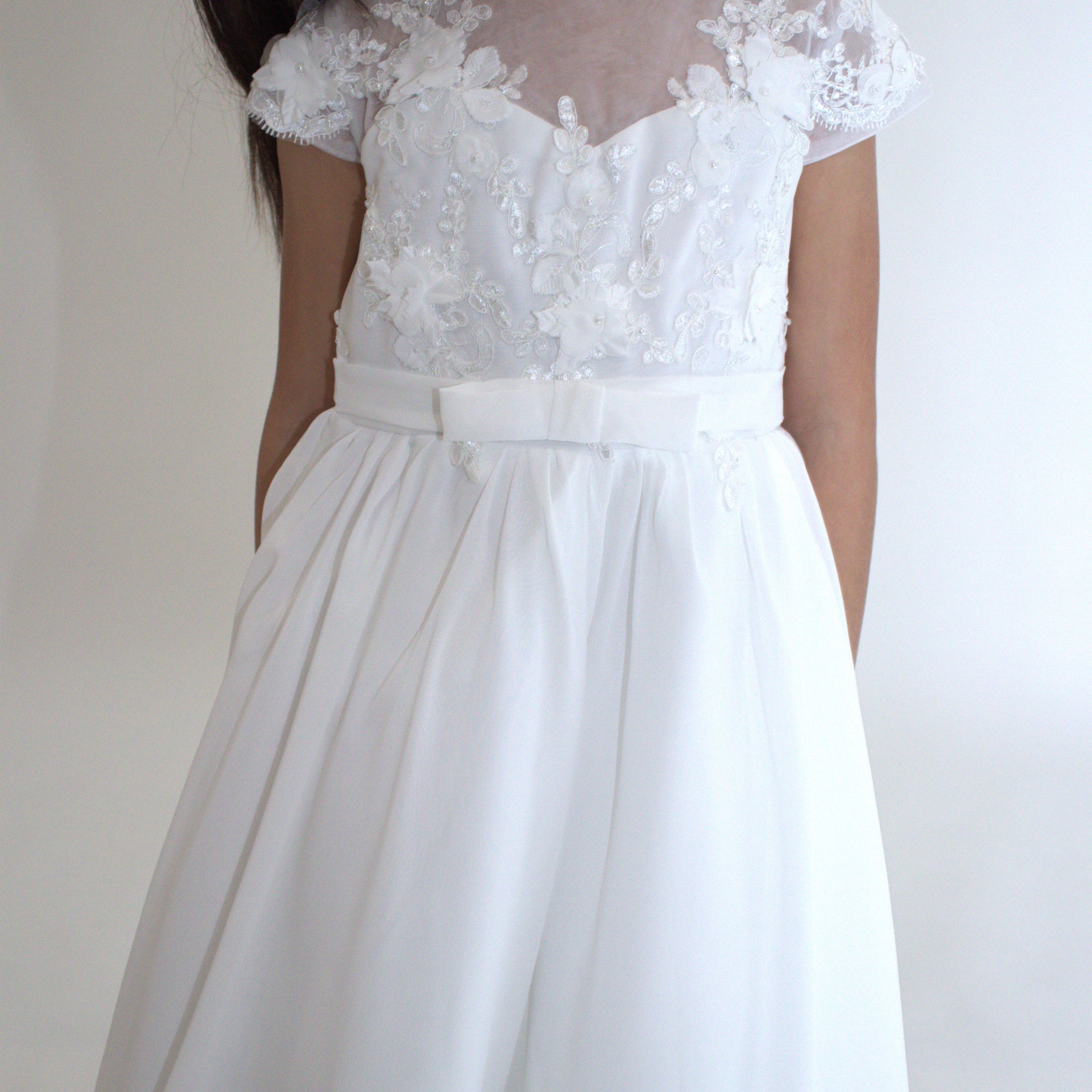 Robe longue de Cérémonie Jeanne — accessoire enfant Yuko B.