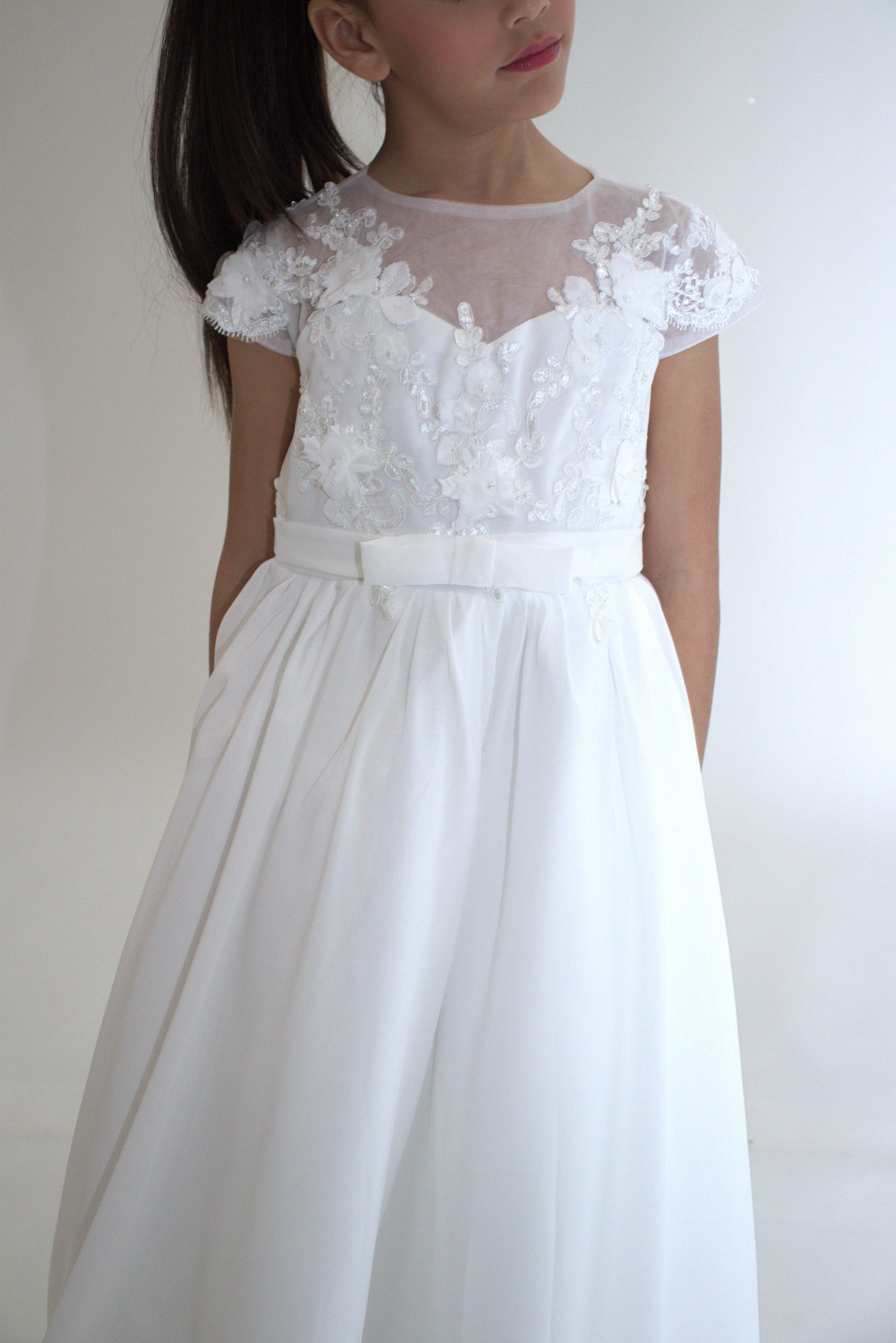 Robe longue de Cérémonie Jeanne — accessoire enfant Yuko B.