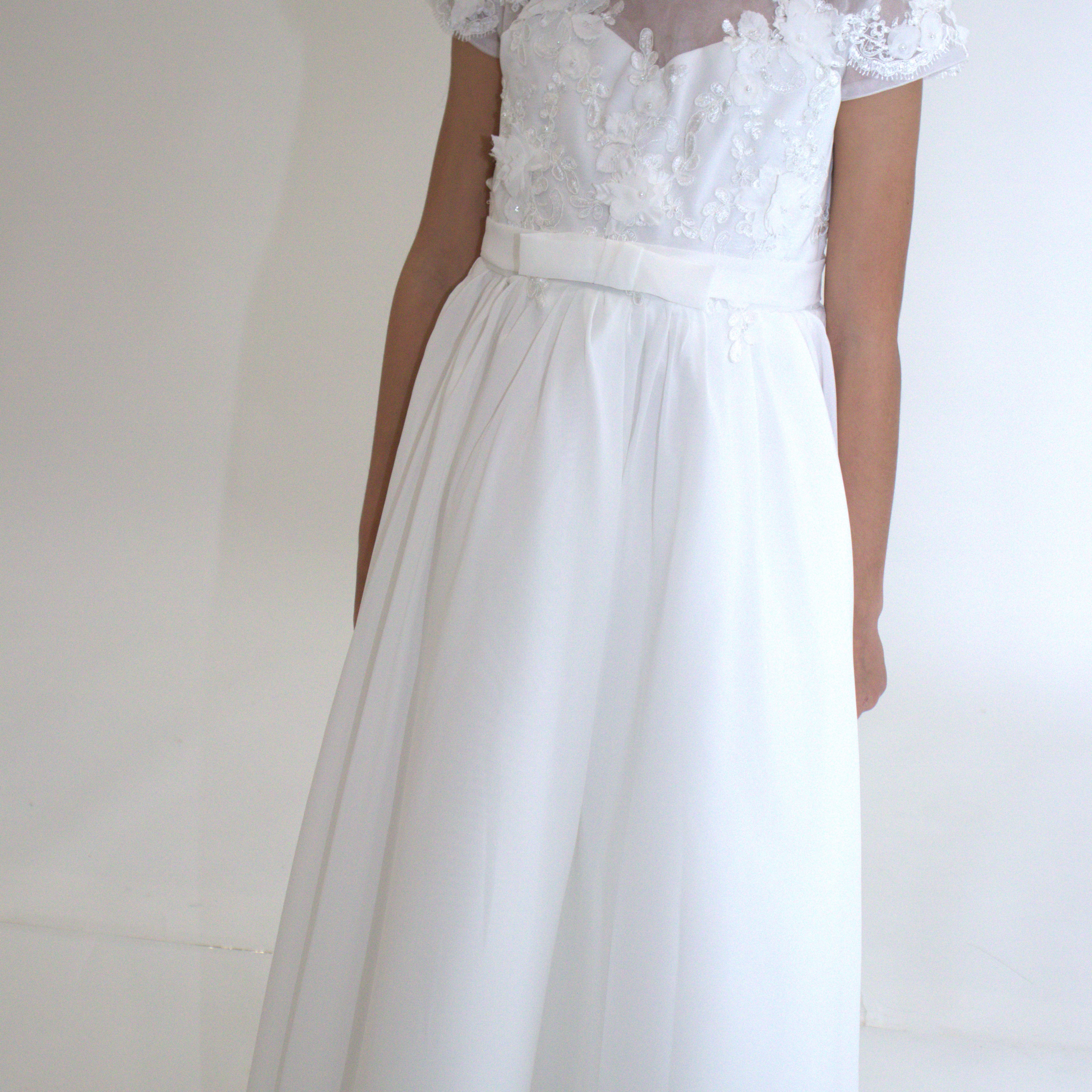 Robe longue de Cérémonie Jeanne — accessoire enfant Yuko B.