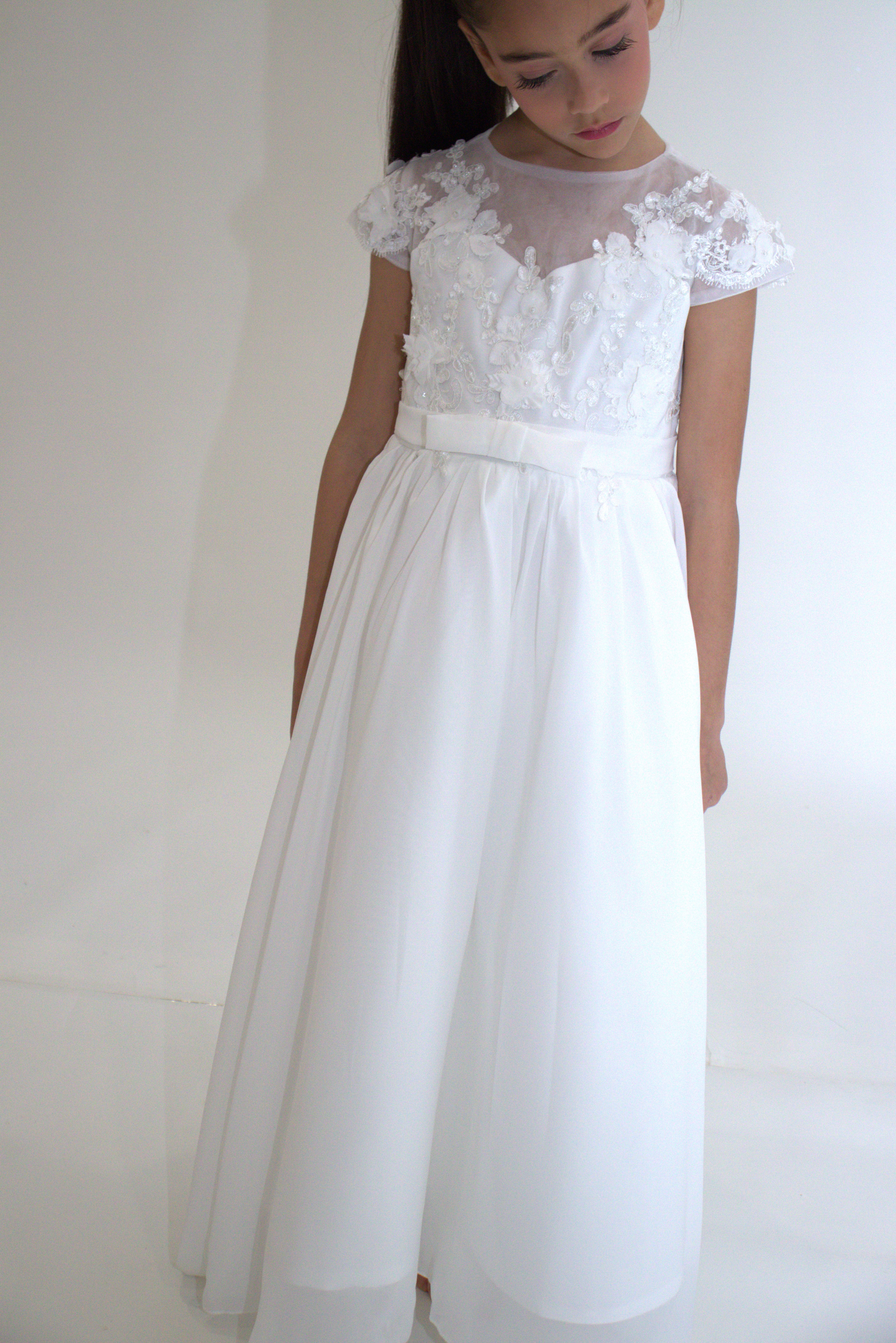 Robe longue de Cérémonie Jeanne — accessoire enfant Yuko B.
