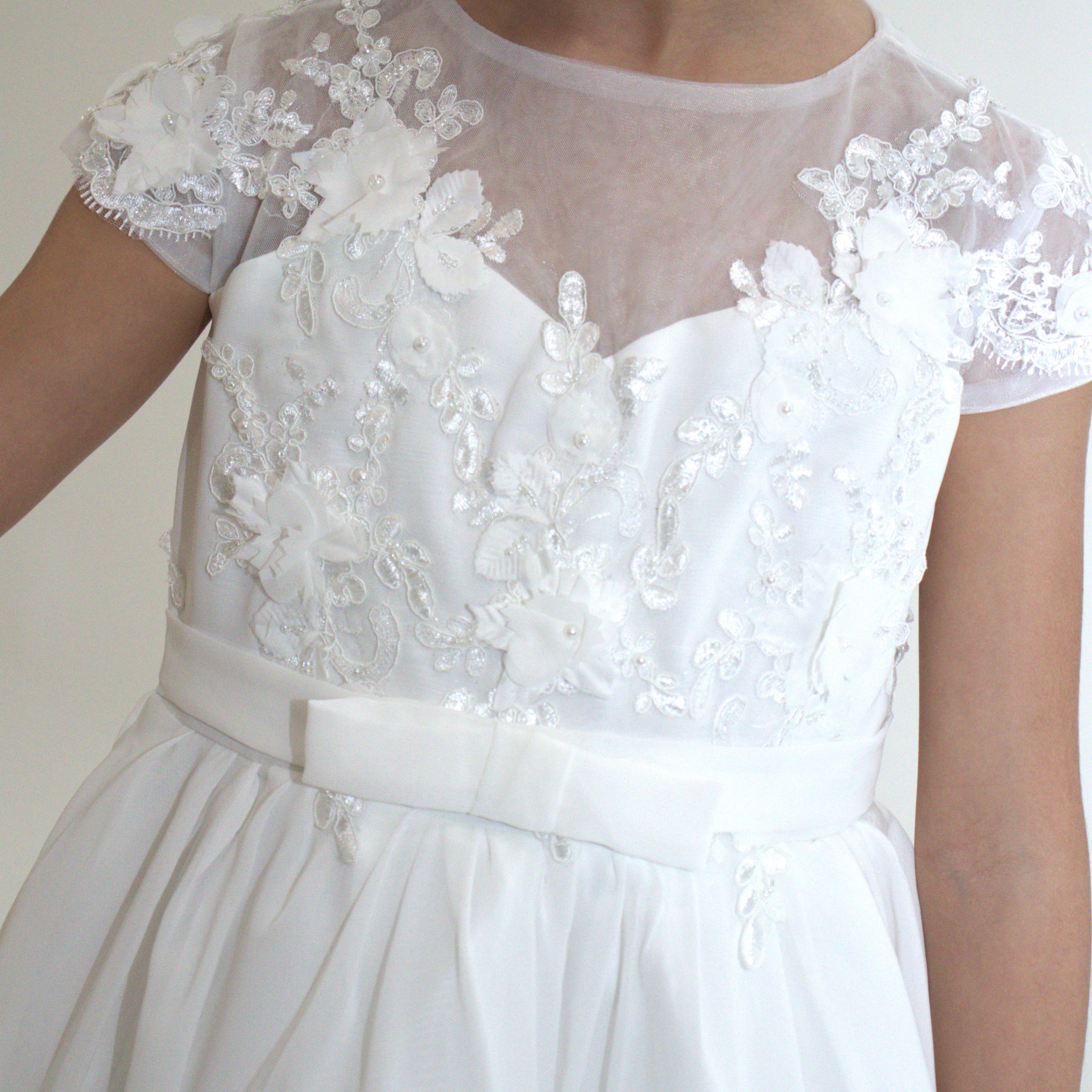 Robe longue de Cérémonie Jeanne — accessoire enfant Yuko B.