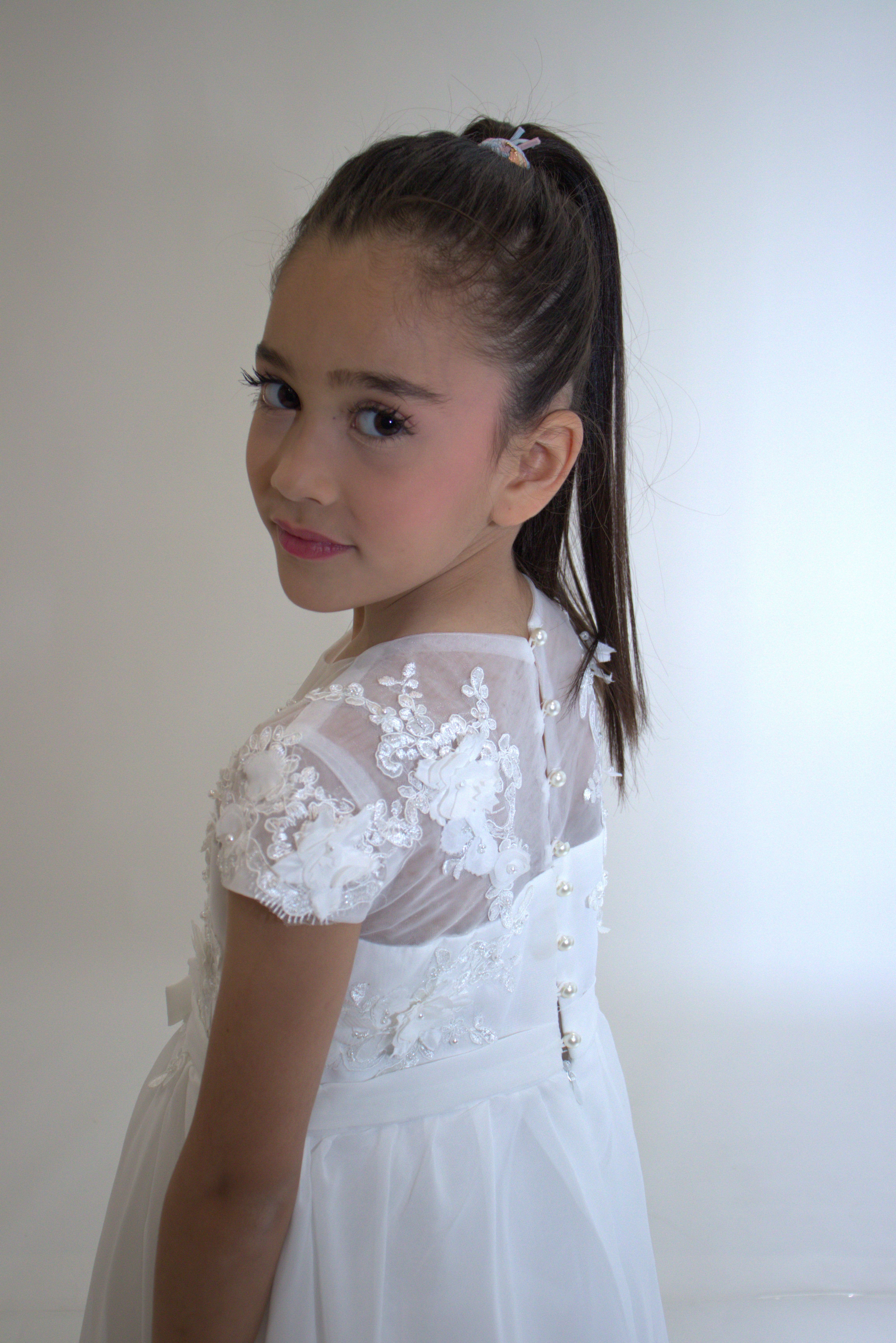 Robe longue de Cérémonie Jeanne — accessoire enfant Yuko B.