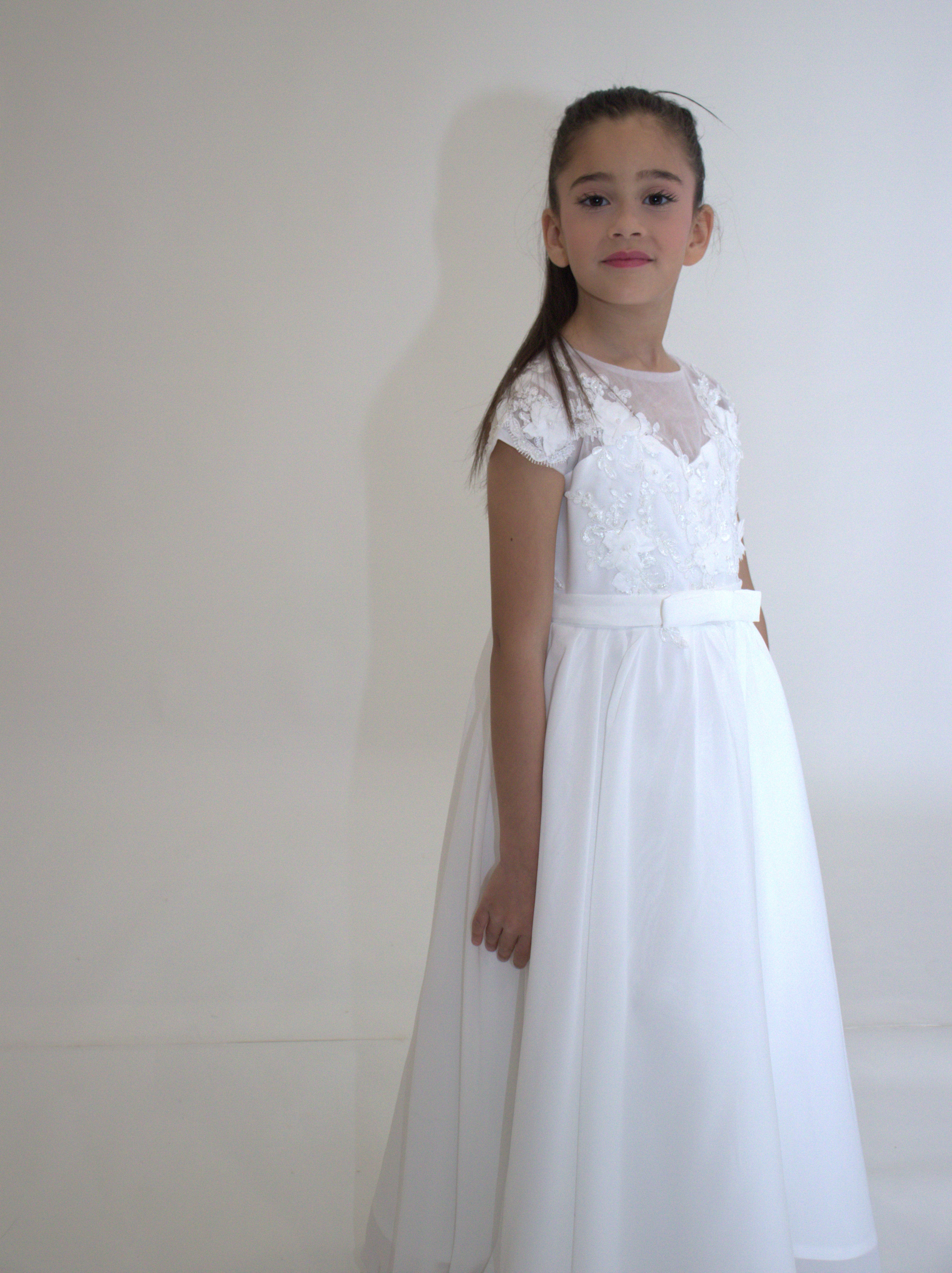 Robe longue de Cérémonie Jeanne — accessoire enfant Yuko B.