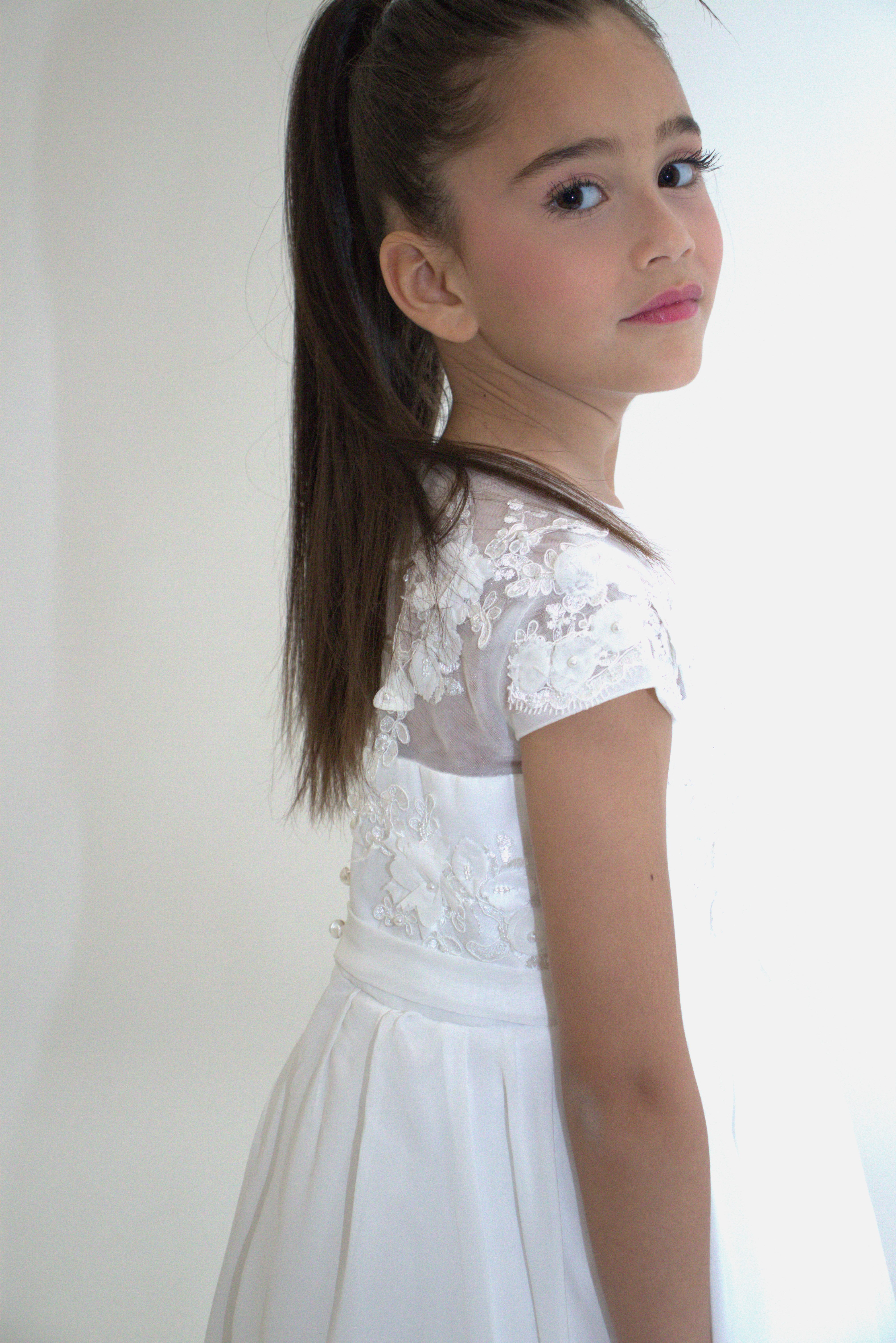 Robe longue de Cérémonie Jeanne — accessoire enfant Yuko B.