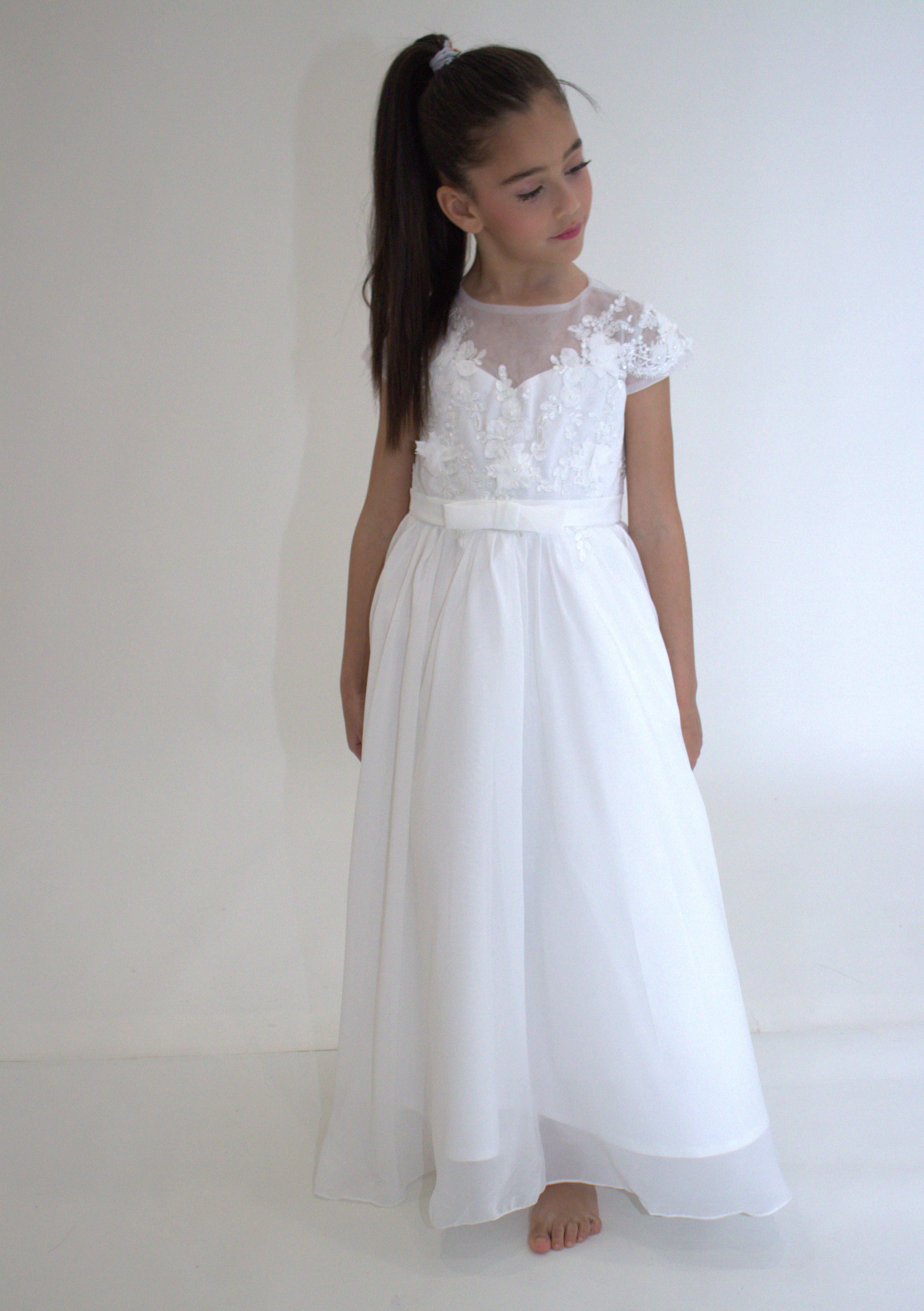 Robe longue de Cérémonie Jeanne — accessoire enfant Yuko B.