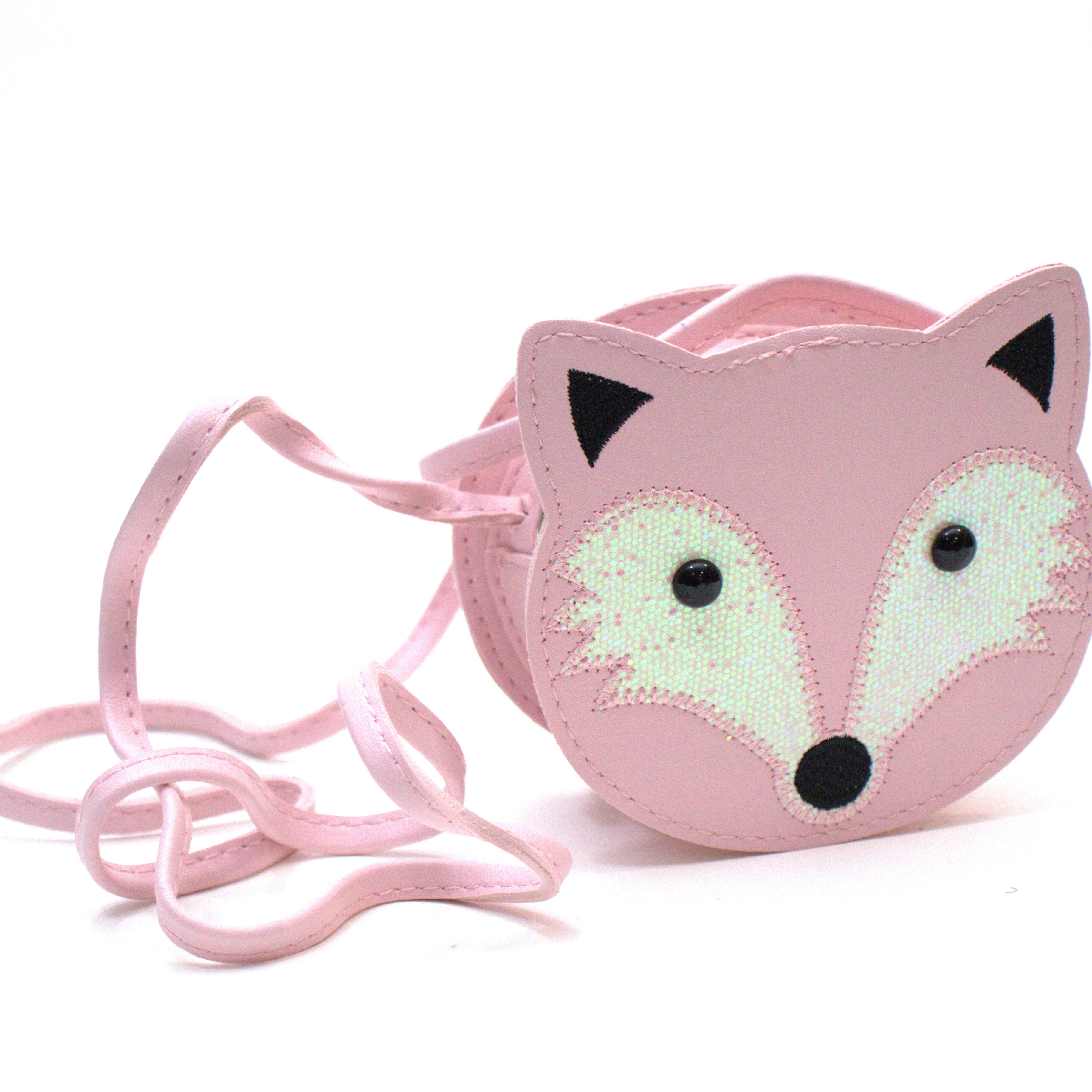 Sac bandoulière enfant - Joon le eptit renard Rose - Yuko B.